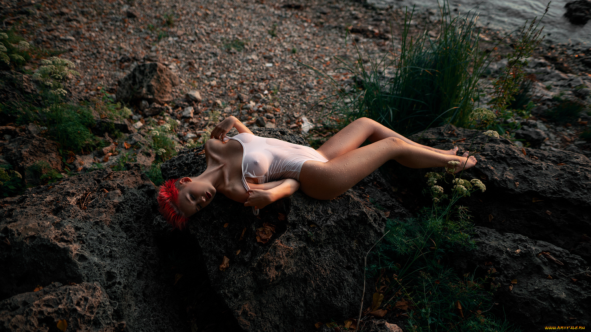 девушки, -, рыжеволосые, и, разноцветные, анна