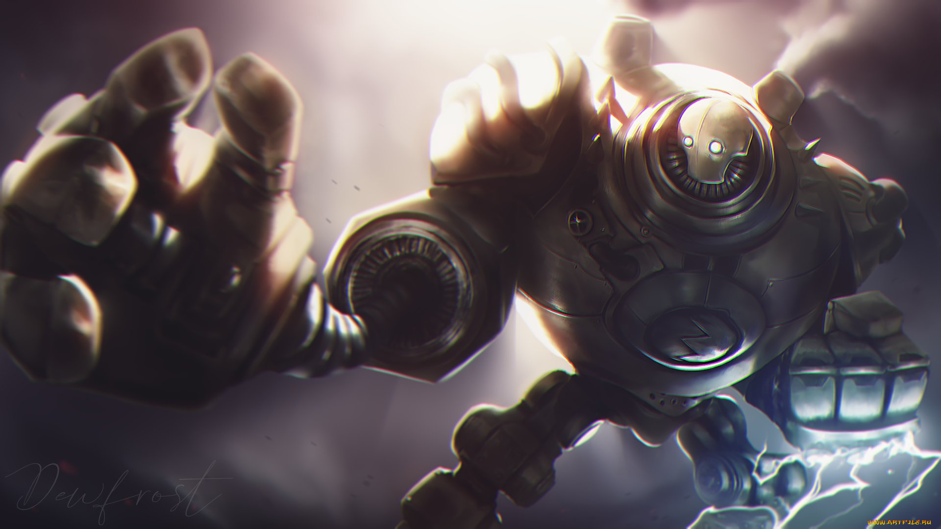 видео, игры, league, of, legends, блицкранк, киборг, blitzcrank