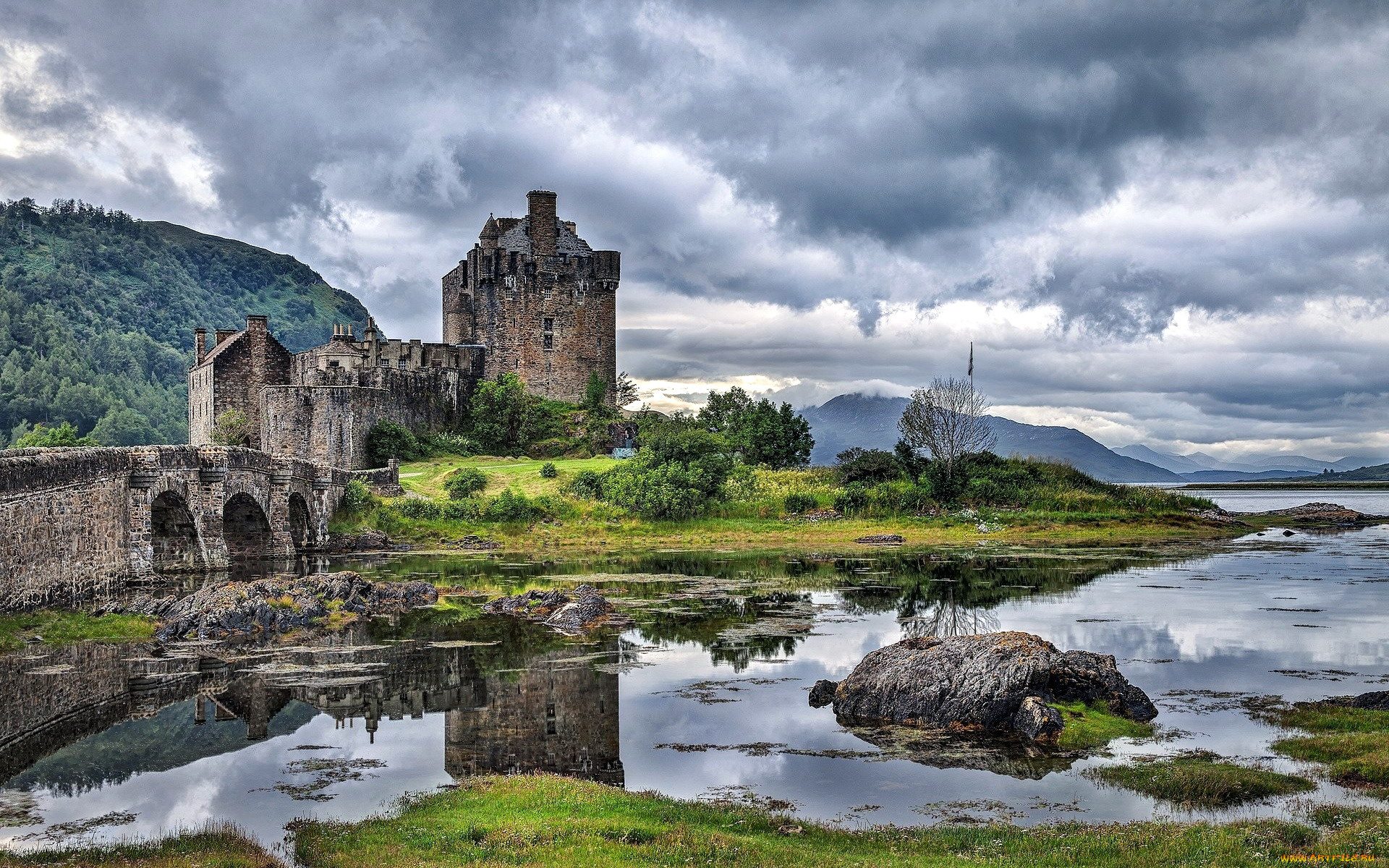 eilean, donan, castle, города, замок, эйлен-донан, , шотландия, eilean, donan, castle
