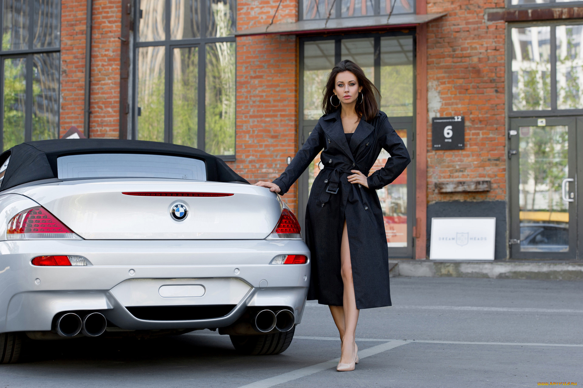 автомобили, -авто, с, девушками, bmw, 6, series