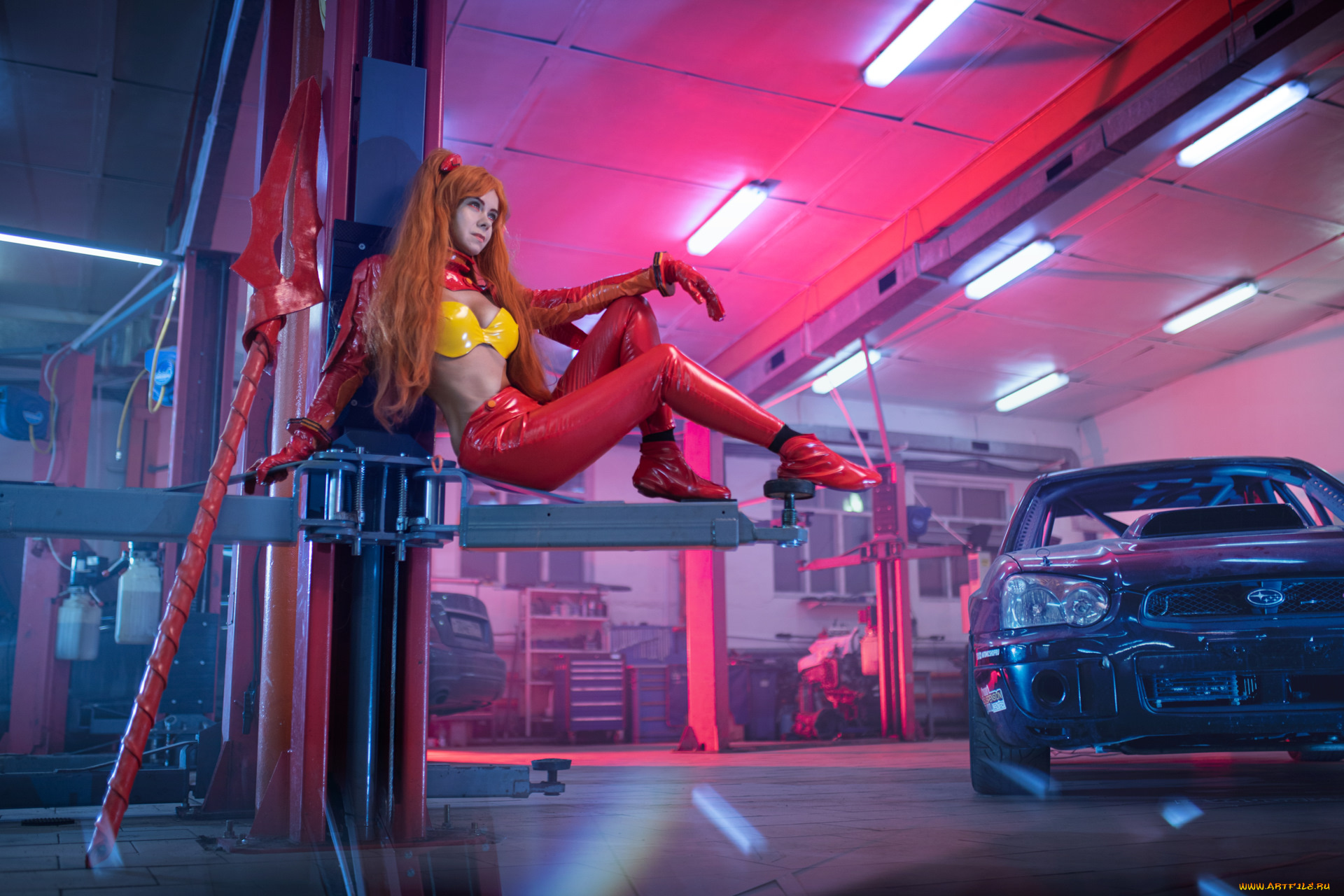 автомобили, -авто, с, девушками, косплей, cosplay