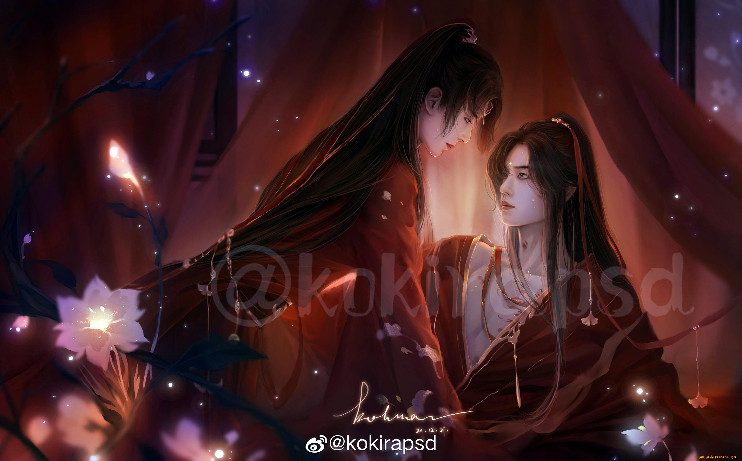 рисованное, кино, , мультфильмы, вэй, усянь, лань, ванцзы