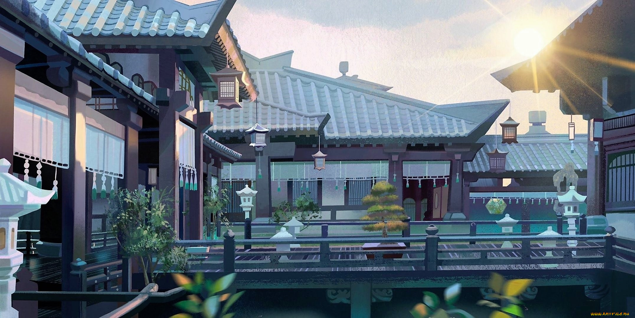 рисованное, кино, , мультфильмы, дома, мосты