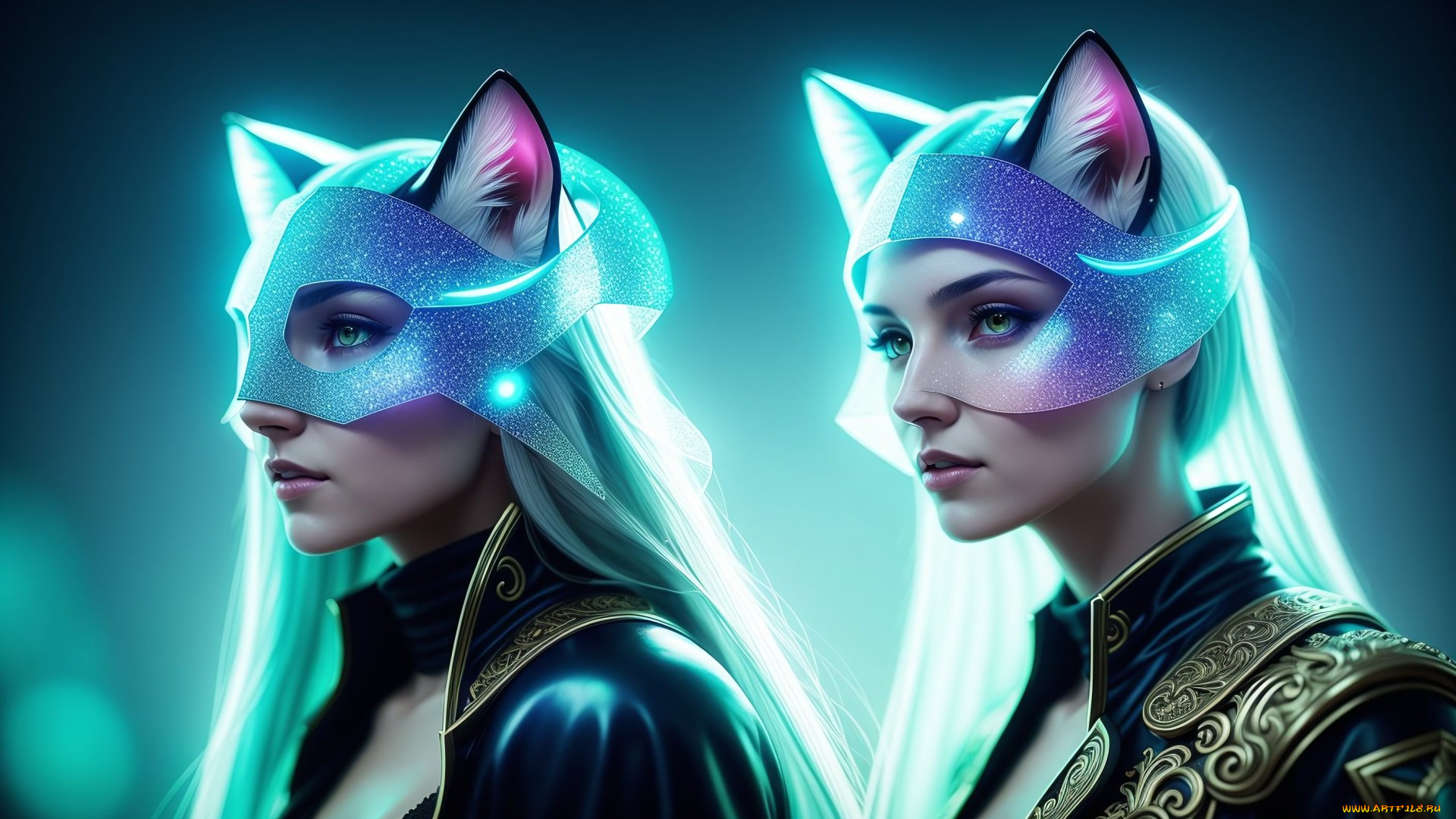 фэнтези, существа, нейросети, графика, нейроарт, ai, art, нейронные, сети, рисунки, нейро, искусство, девушки, с, ушками