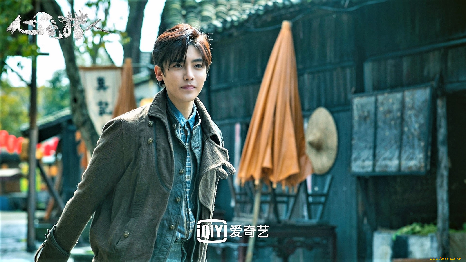 кино, фильмы, psych-hunter, парень, улица, зонтик