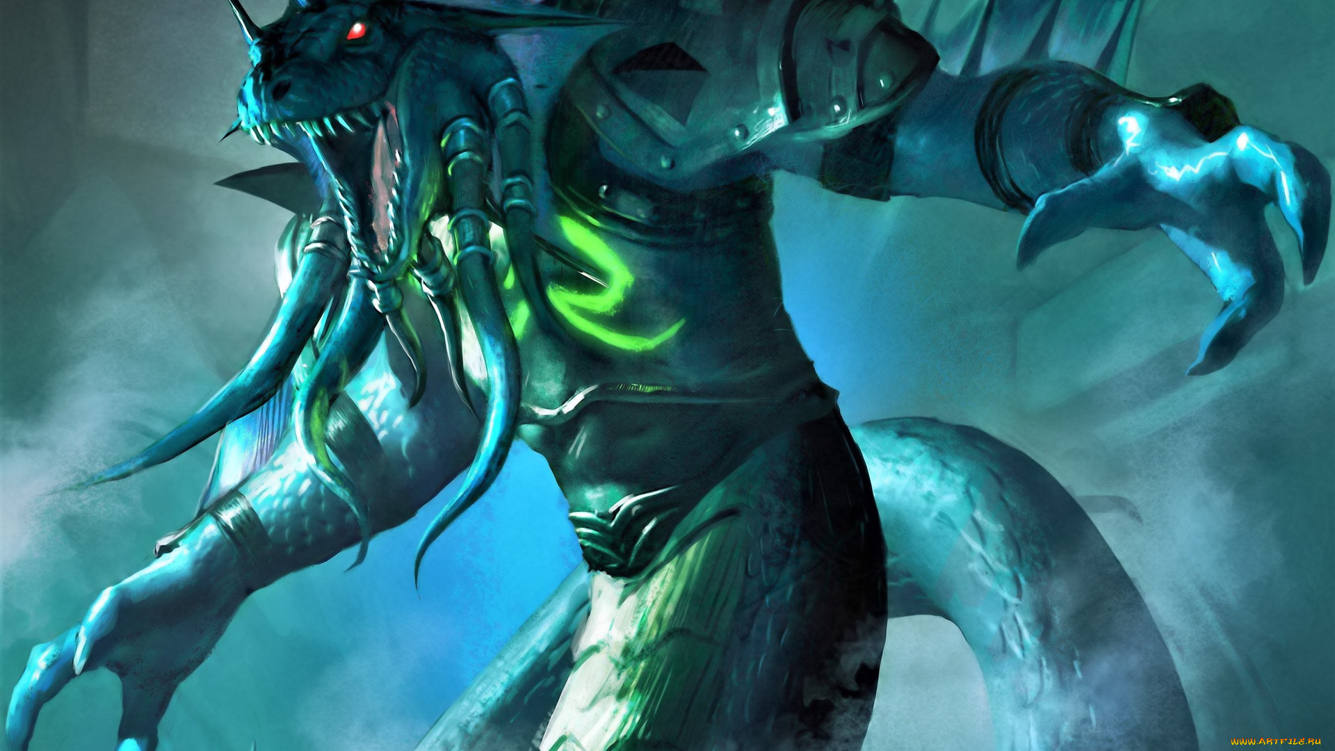 видео, игры, dota, 2, монстр, наг