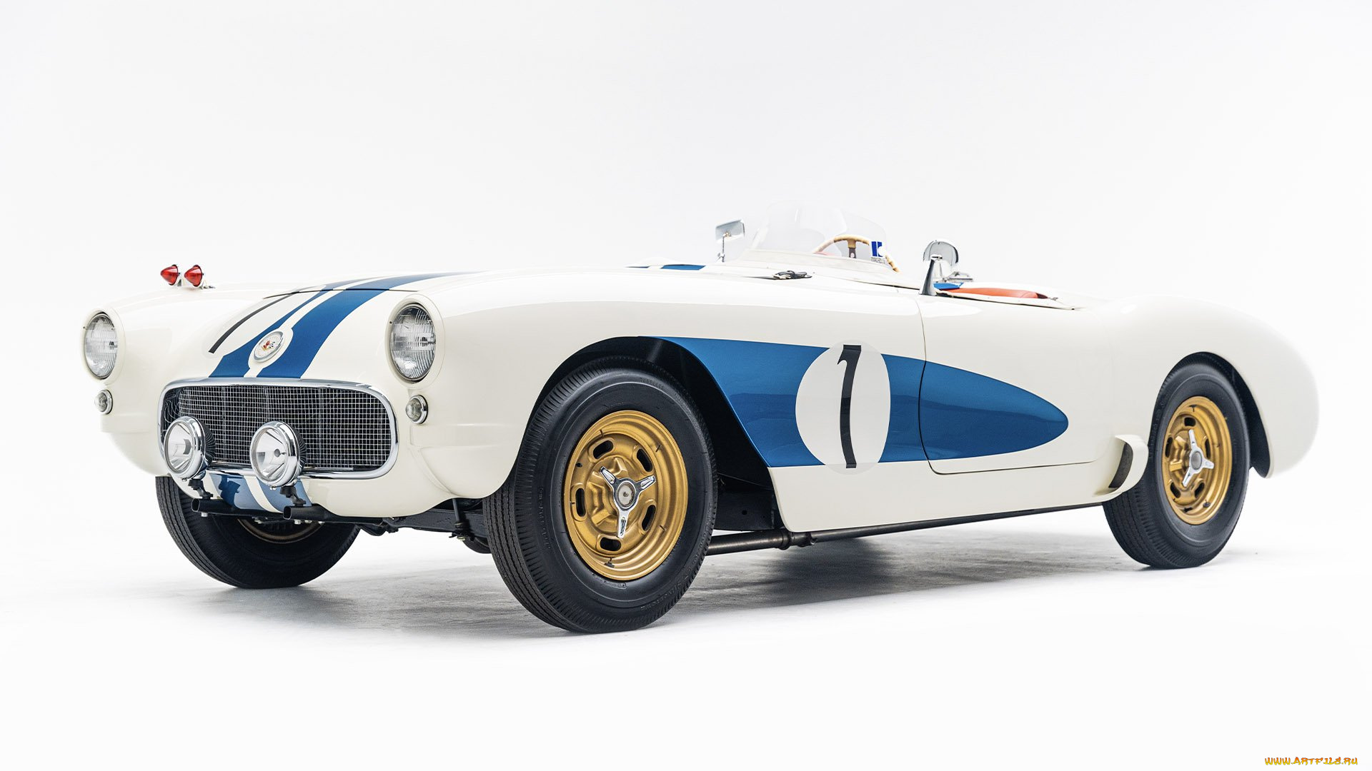 1956-chevrolet-corvette-sr, автомобили, corvette