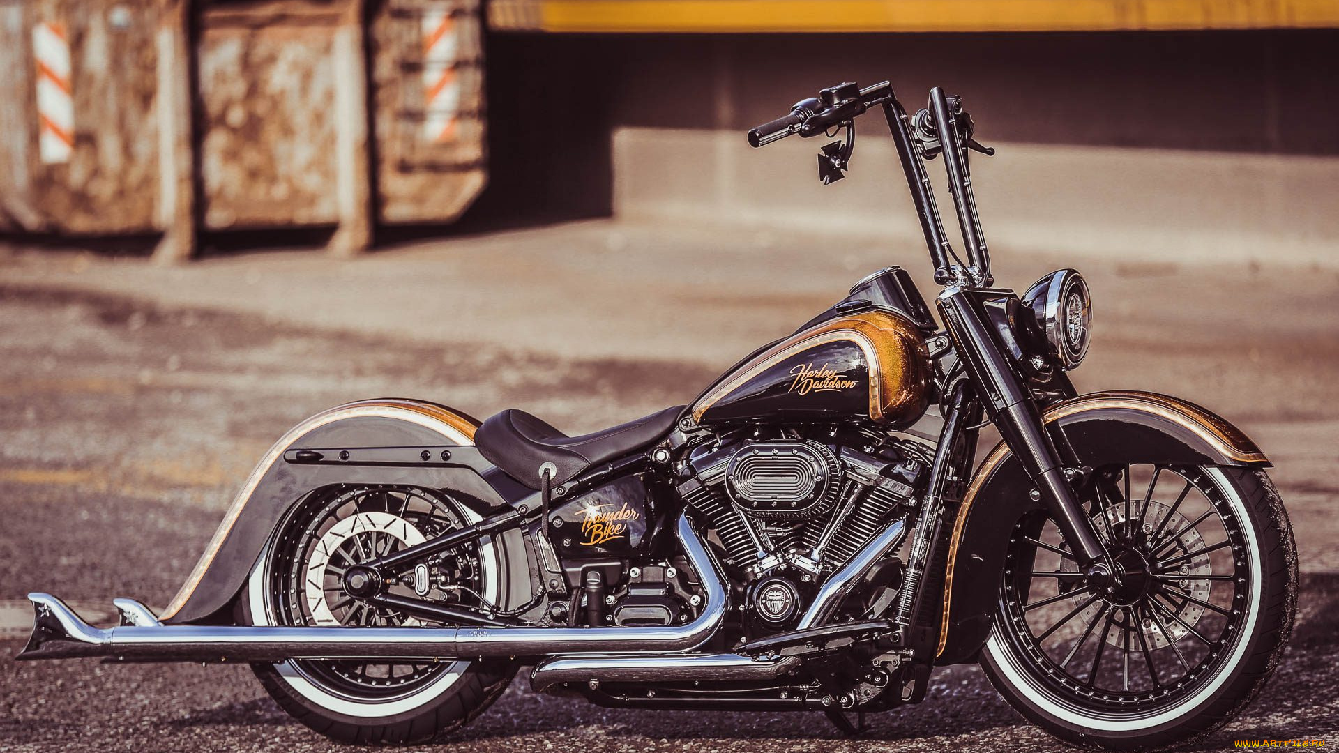 харлей, мотоциклы, harley-davidson, мотоцикл, байк, thunderbike, customs