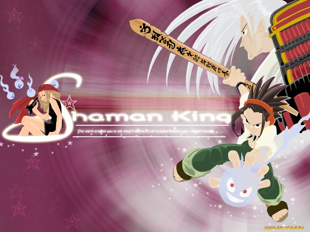 аниме, shaman, king