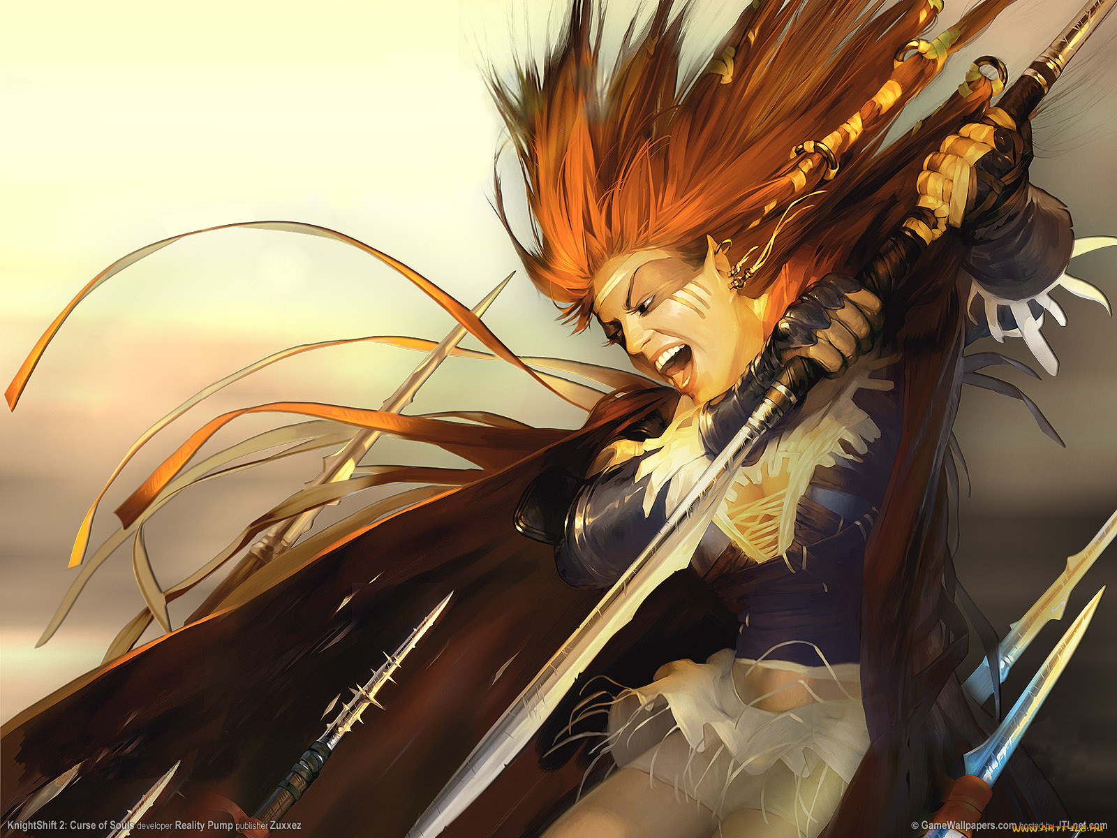 видео, игры, knightshift, curse, of, souls