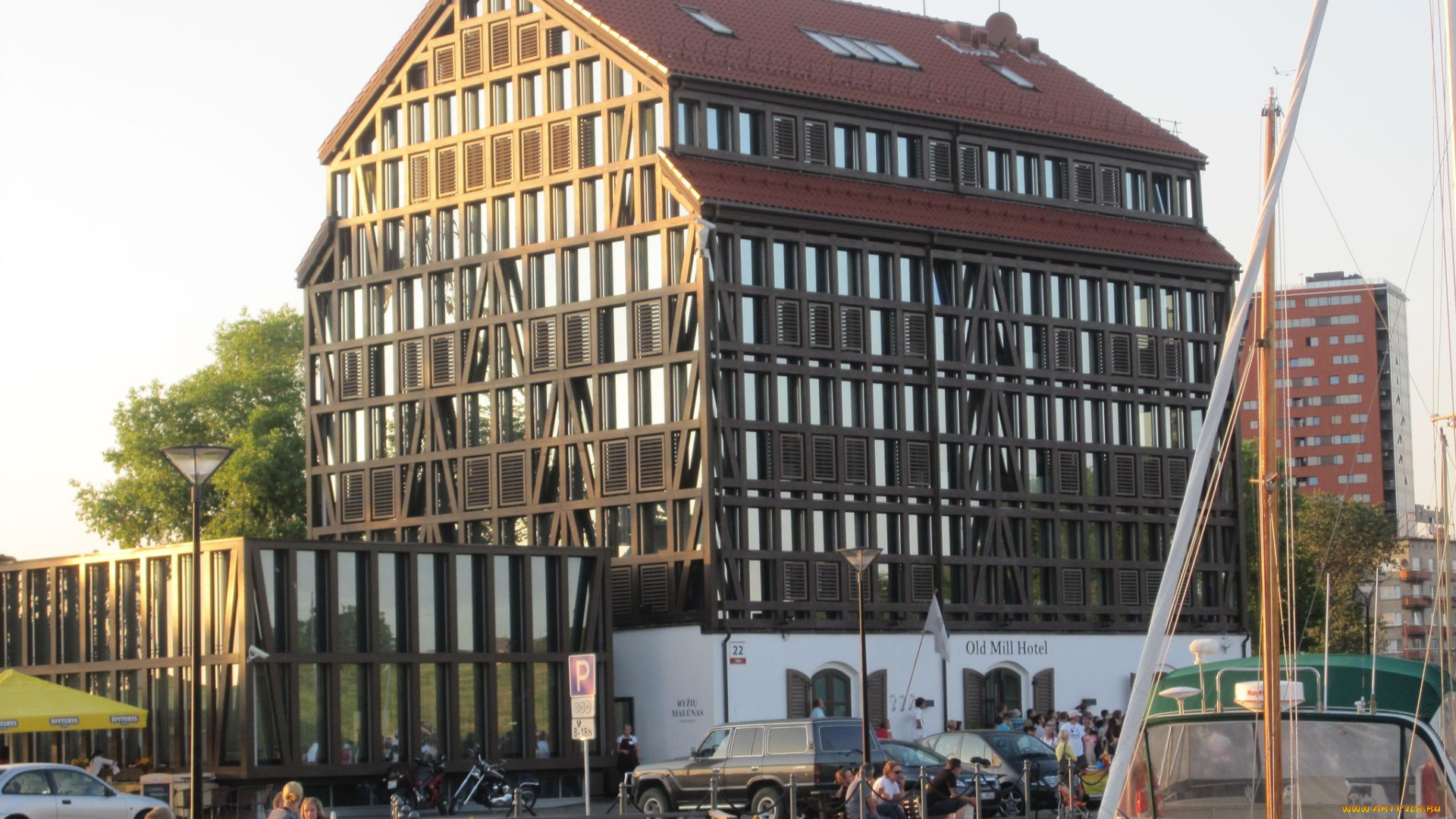 клайпеда, литва, города, здания, дома