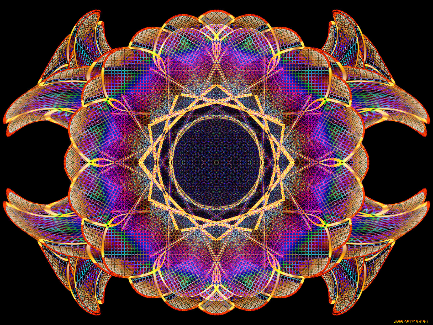 3д, графика, fractal, фракталы