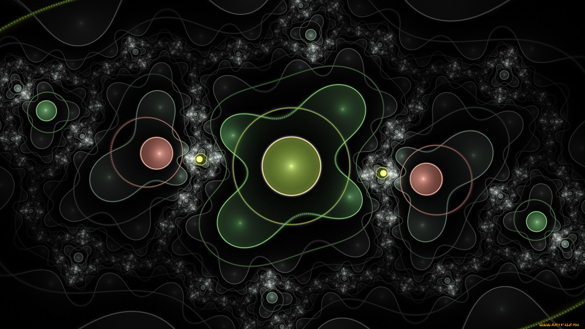 3д, графика, fractal, фракталы