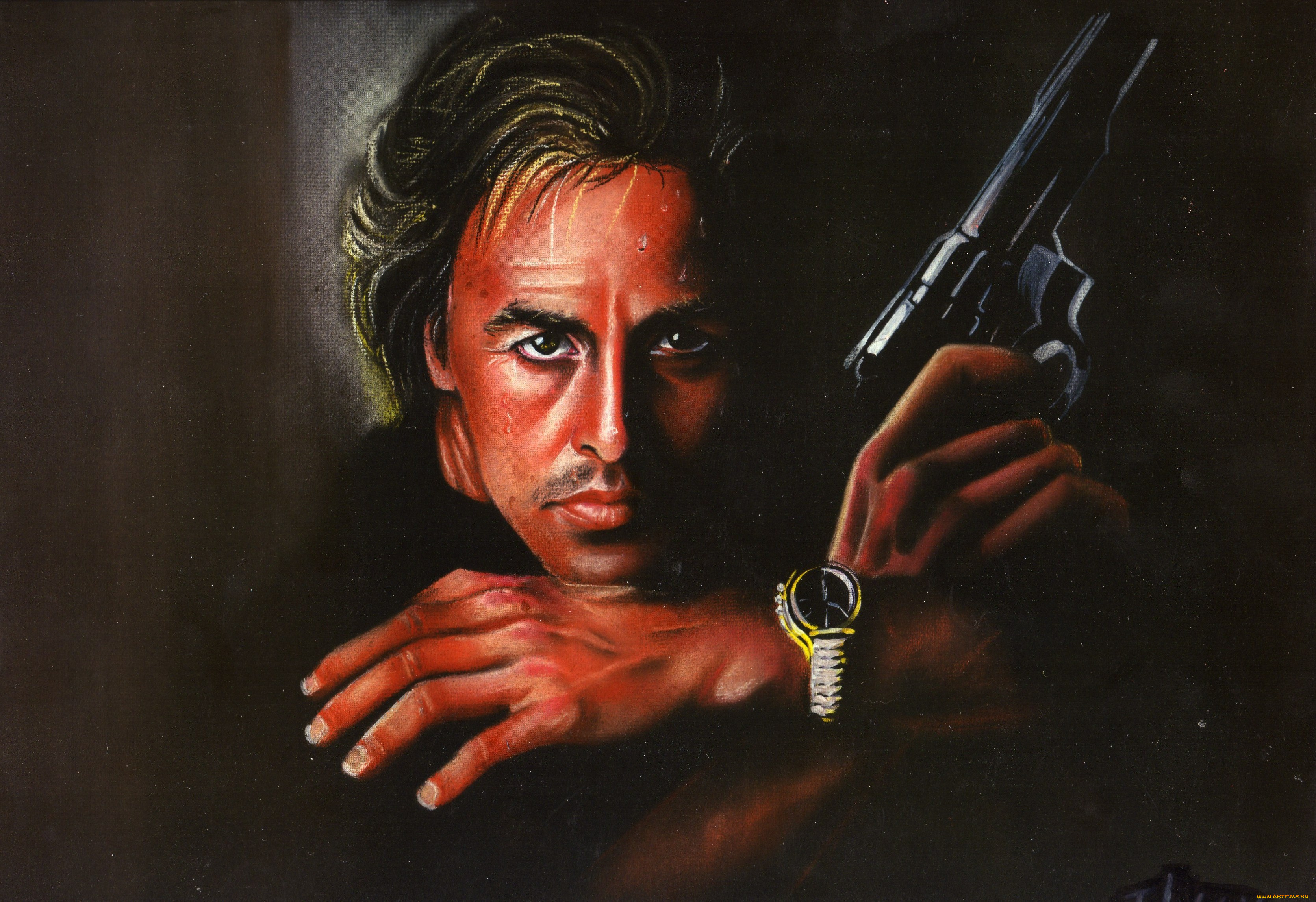 don, johnson, рисованные, люди