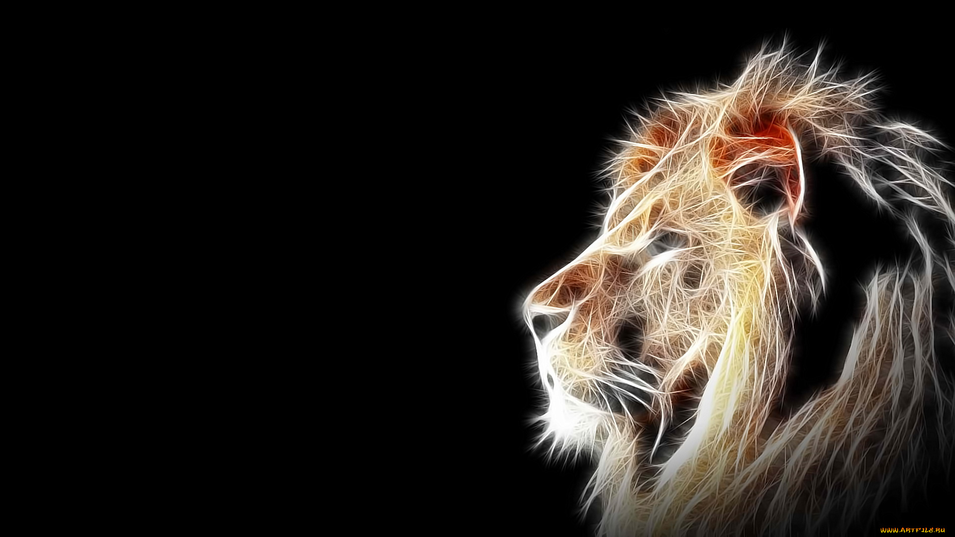 3д, графика, animals, животные, лев