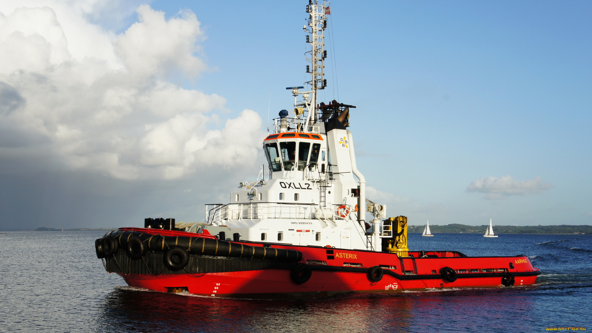 корабли, баркасы, буксиры, море, береговая, охрана