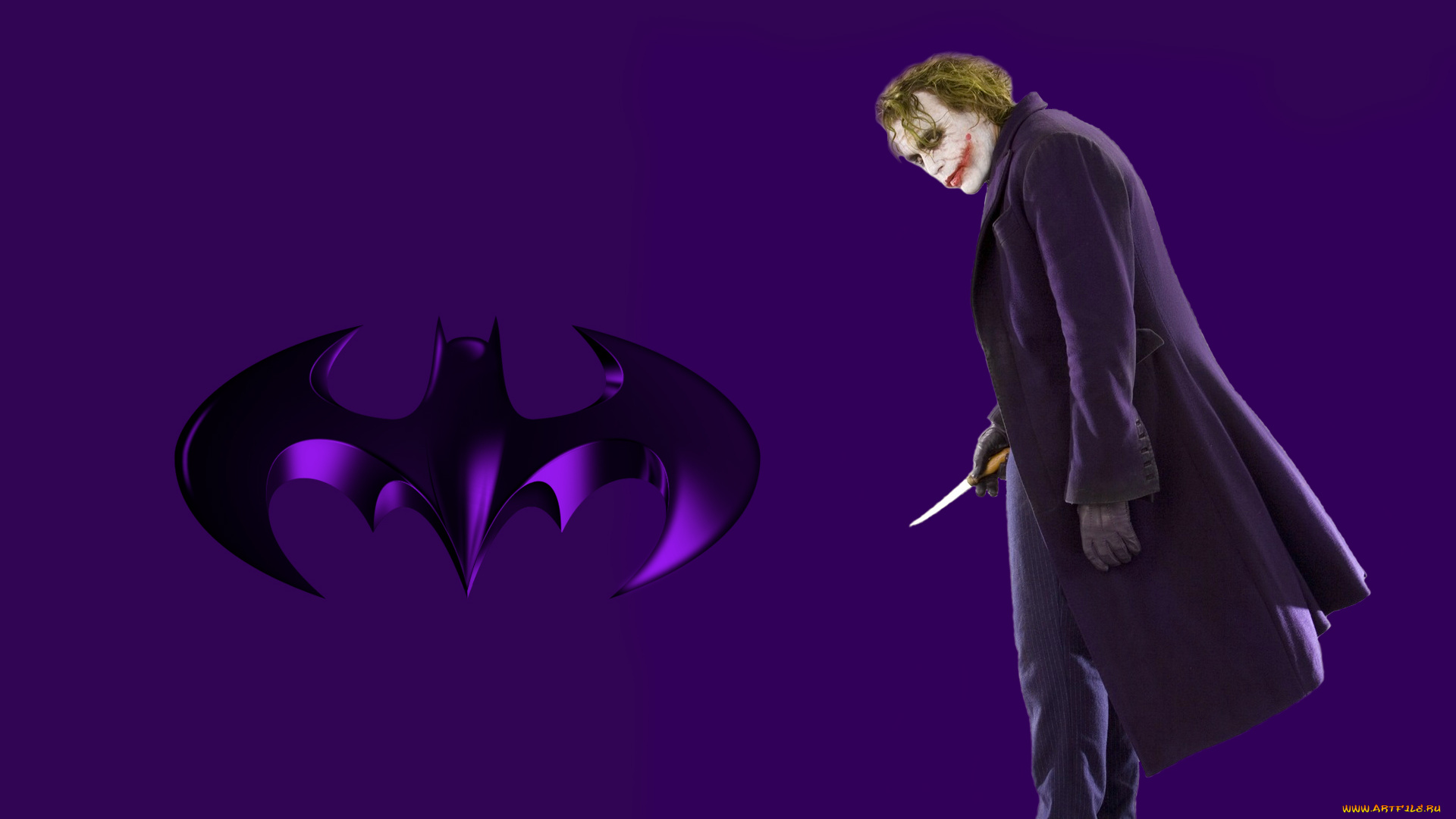 темный, рыцарь, кино, фильмы, the, dark, knight, комикс, comics, бэтмен, джокер, batman, joker, фиолетовый, лого