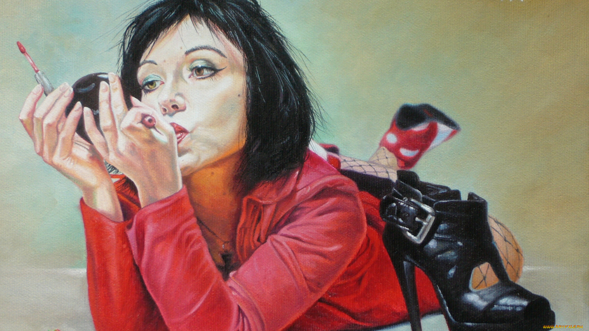 wlodzimierz, kuklinski, рисованные, девушка