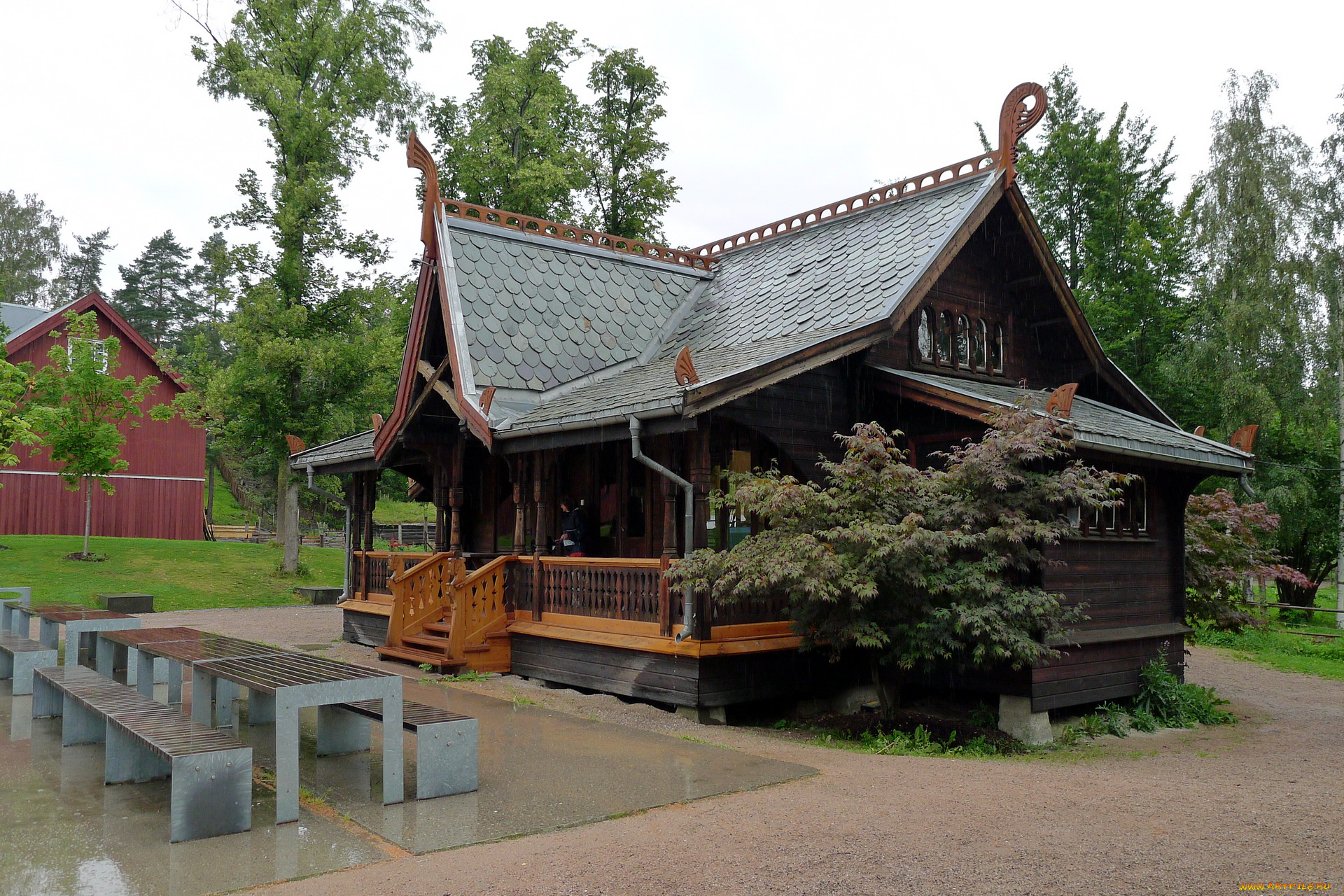 города, здания, дома, folkemuseum, norway, oslo