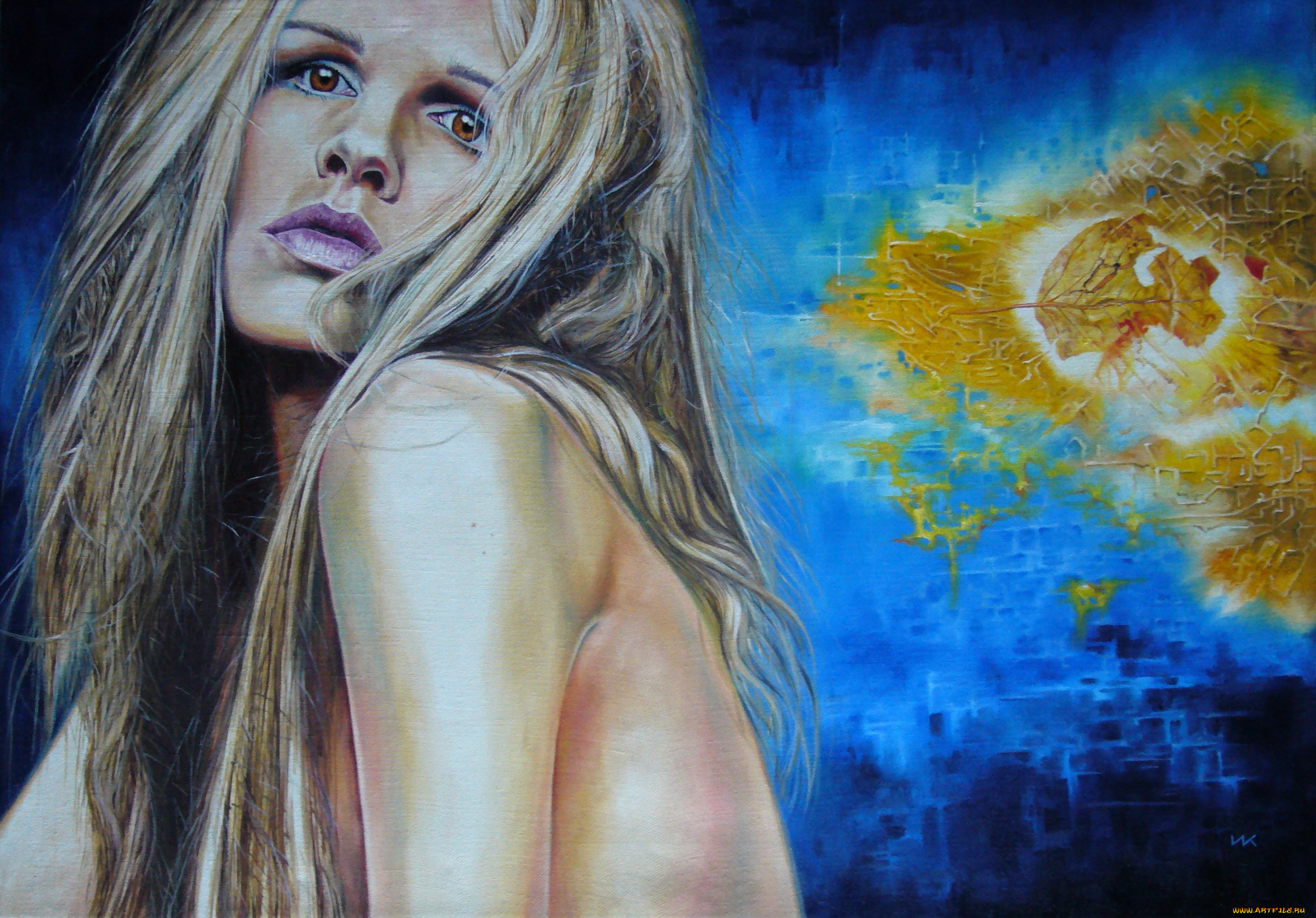 wlodzimierz, kuklinski, рисованные, девушка