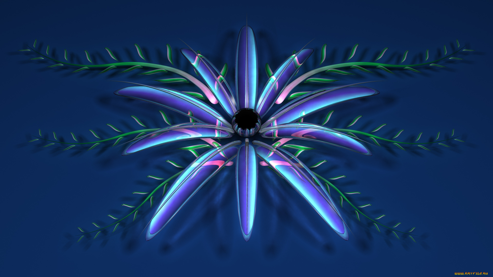 3д, графика, flowers, цветы, фон, лепестки