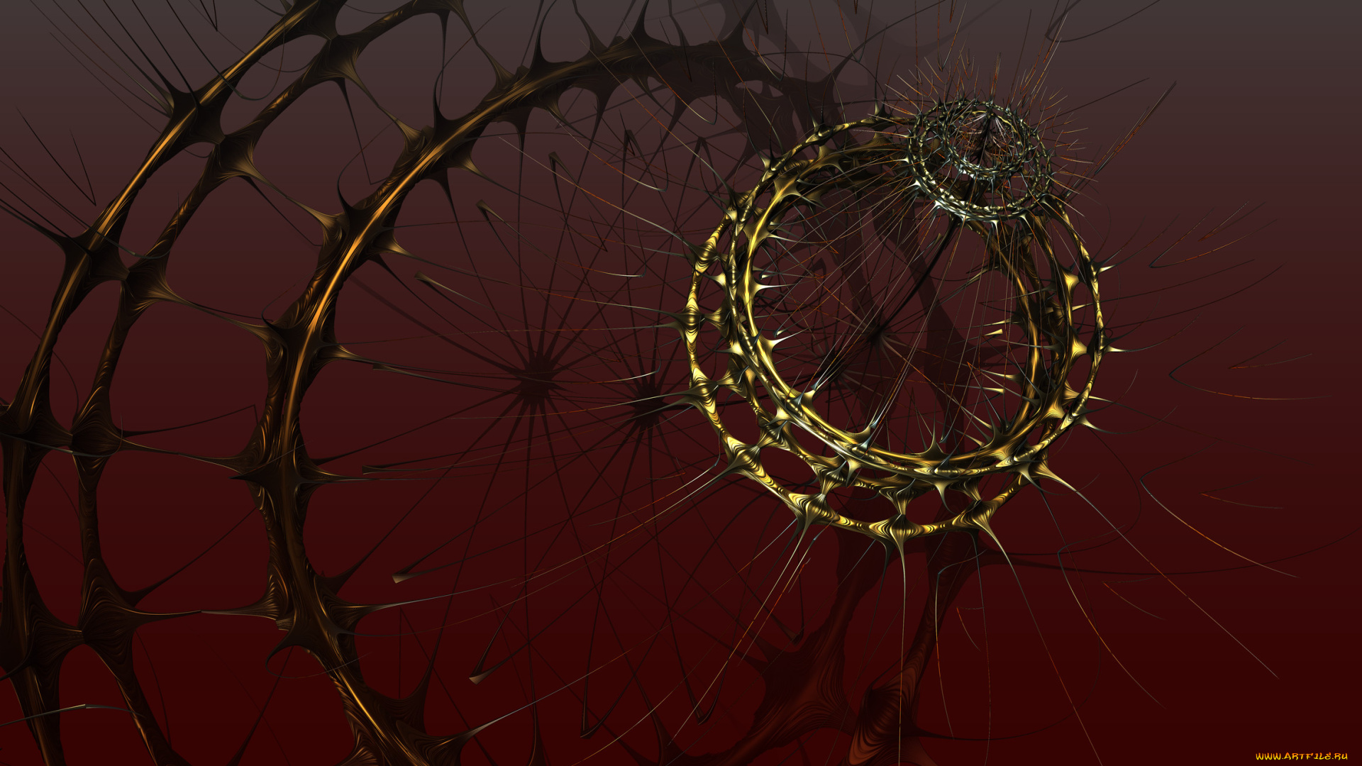 3д, графика, fractal, фракталы, цвет, узор, фон