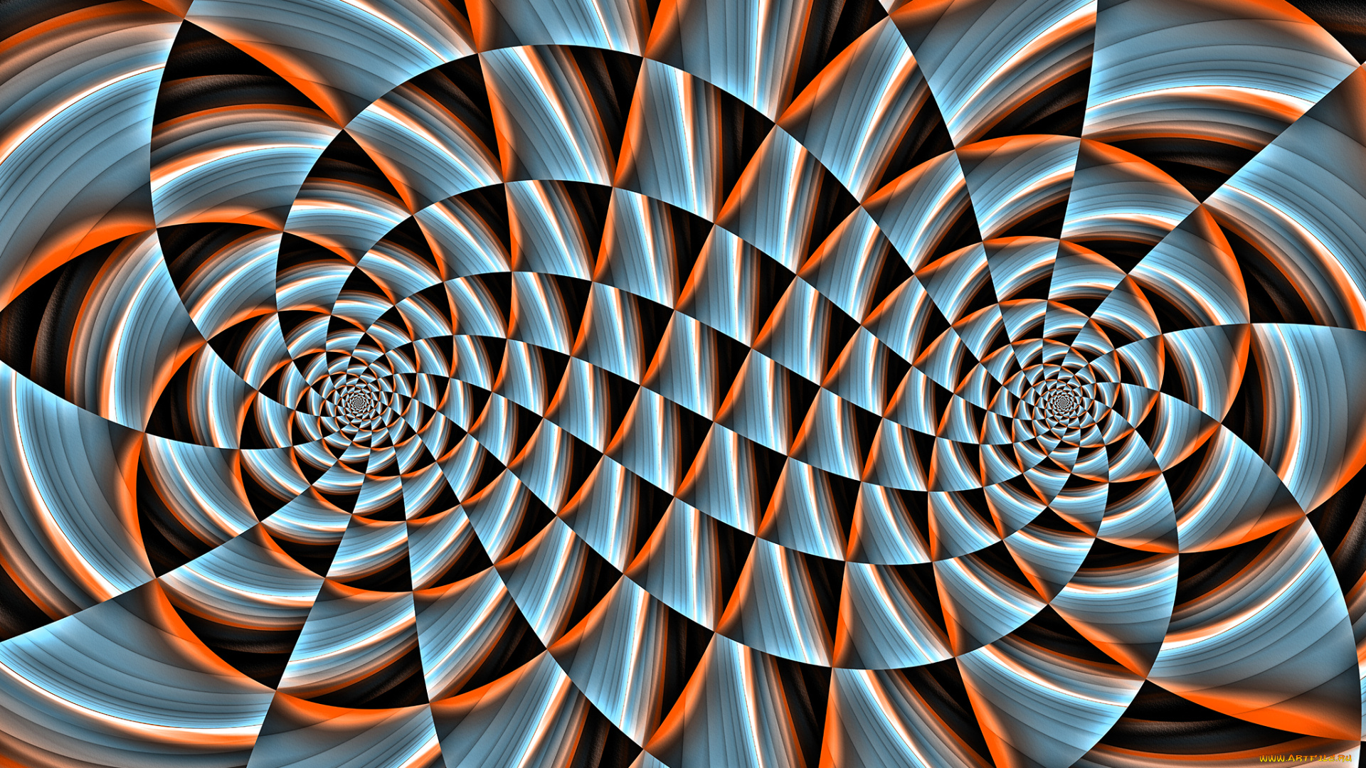 3д, графика, fractal, фракталы, цвета, фон, узор