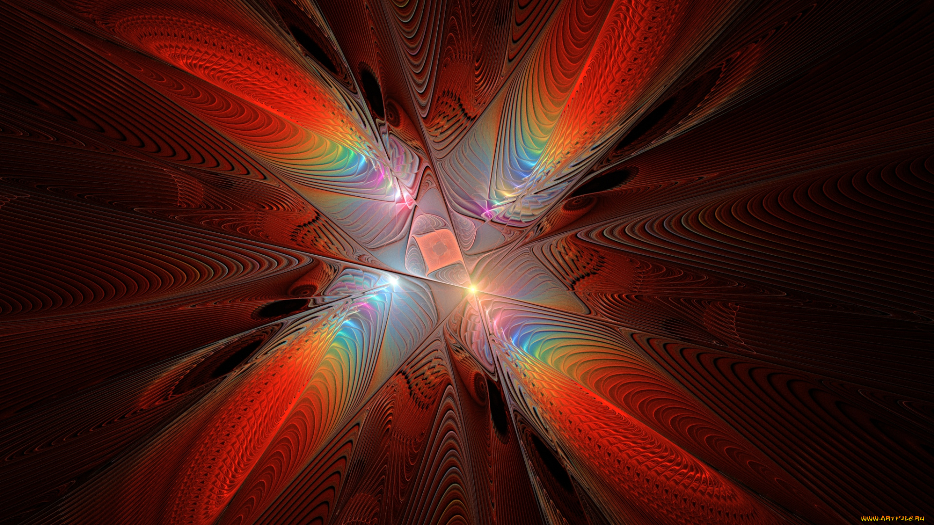 3д, графика, fractal, фракталы, цвета, узор, фон