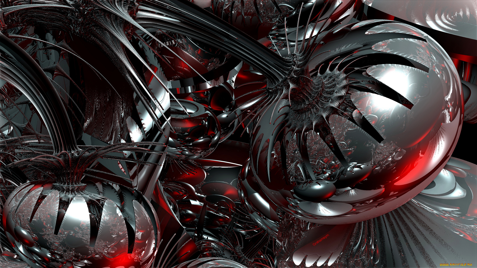 3д, графика, fractal, фракталы, фон, цвета, узор