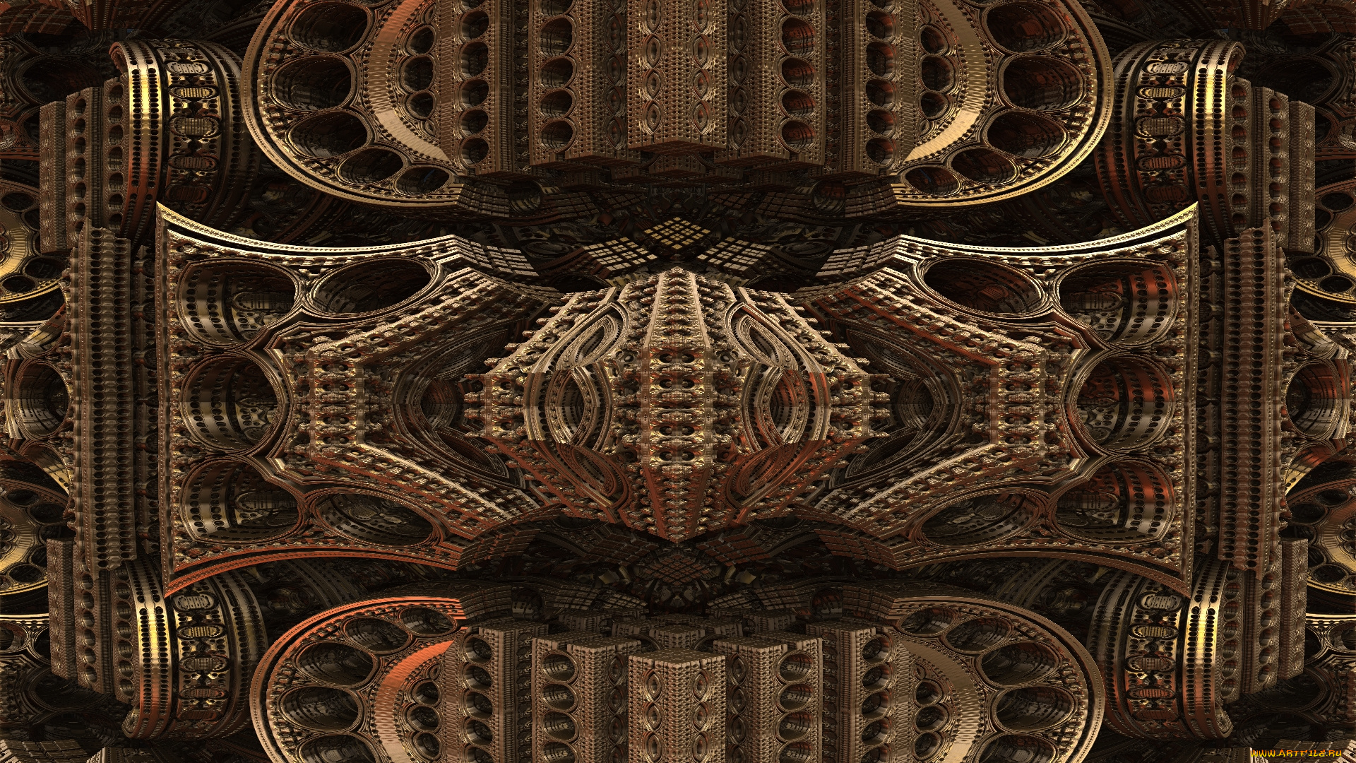 3д, графика, fractal, фракталы, узор, цвет, фон