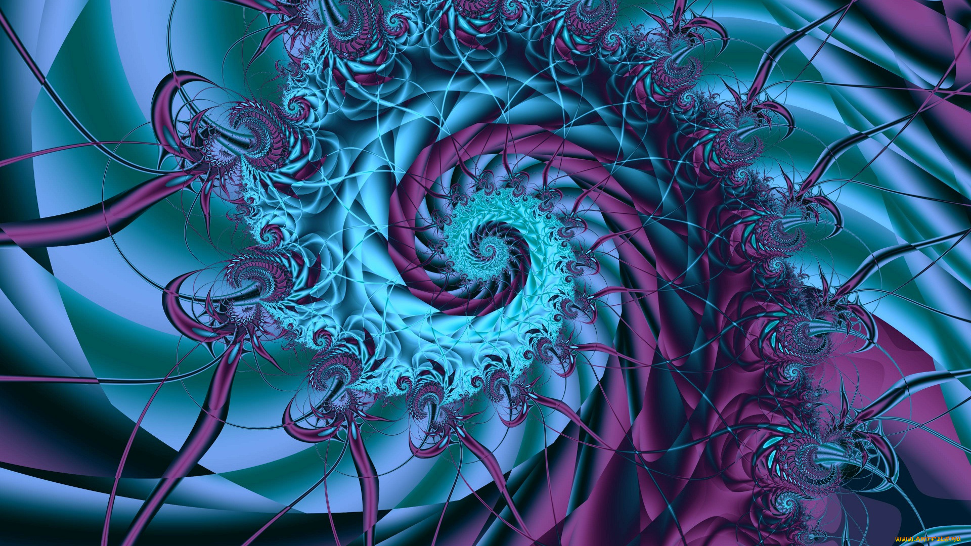 3д, графика, fractal, фракталы, узор, цвета, фон