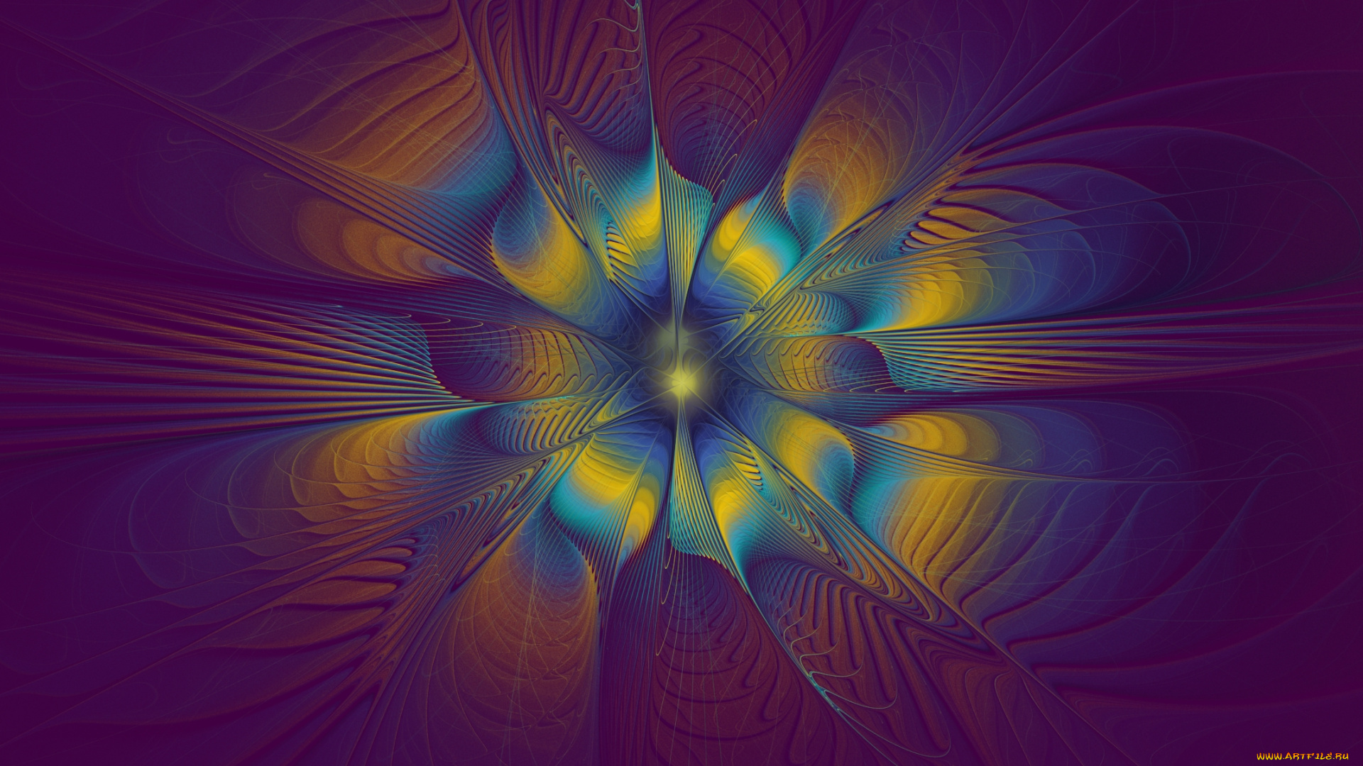 3д, графика, fractal, фракталы, узор, цвета, фон