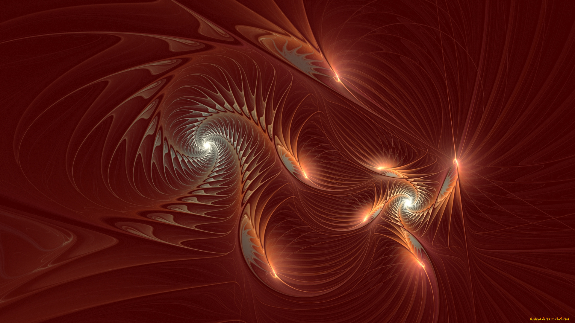 3д, графика, fractal, фракталы, узор, цвета, фон