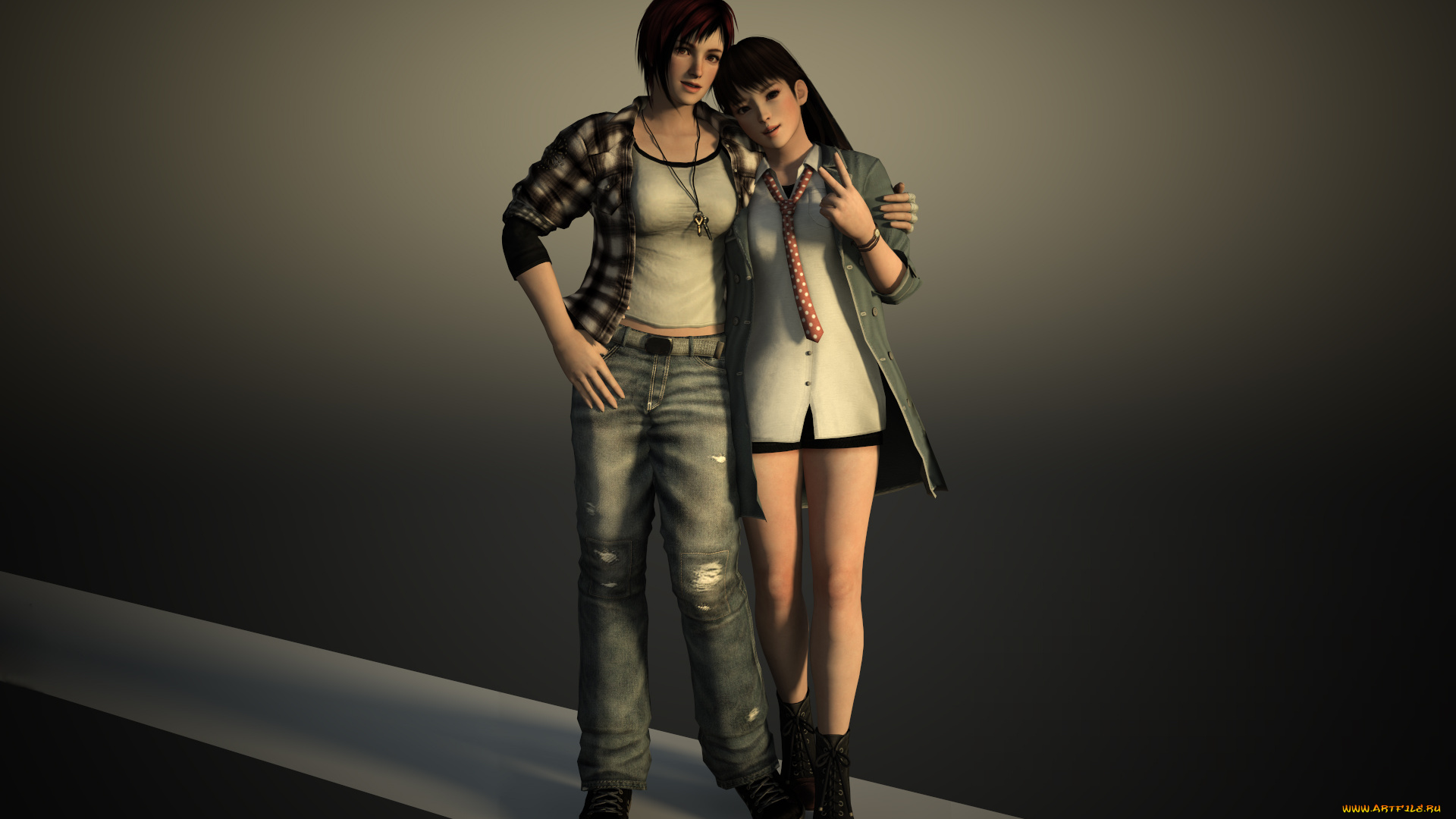 3д, графика, people, люди, девушки