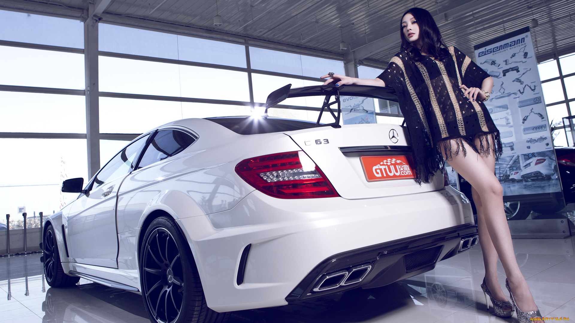 автомобили, авто, девушками, mercedes-benz, девушка, азиатка