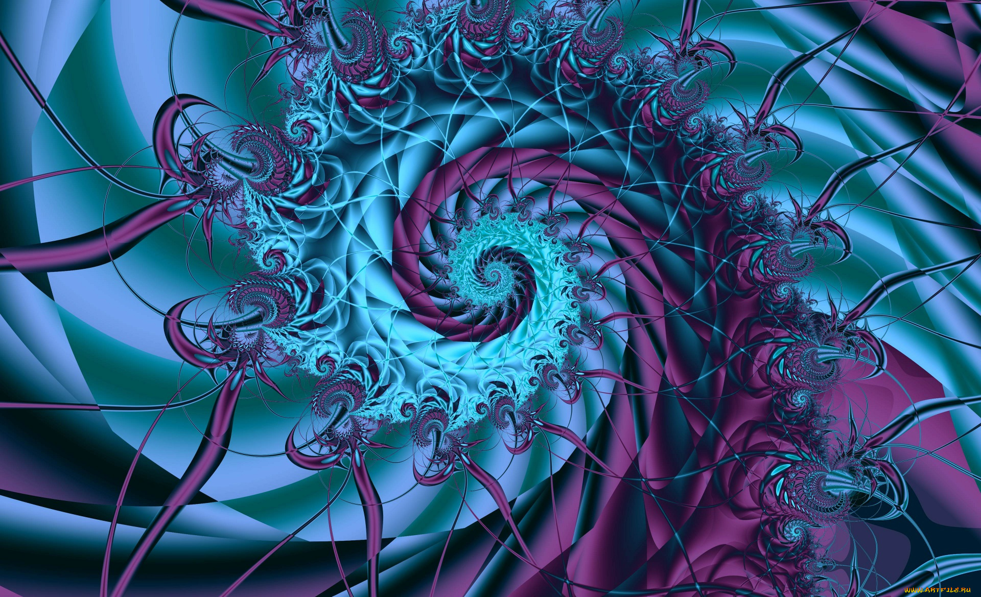 3д, графика, fractal, фракталы, узор, цвета, фон