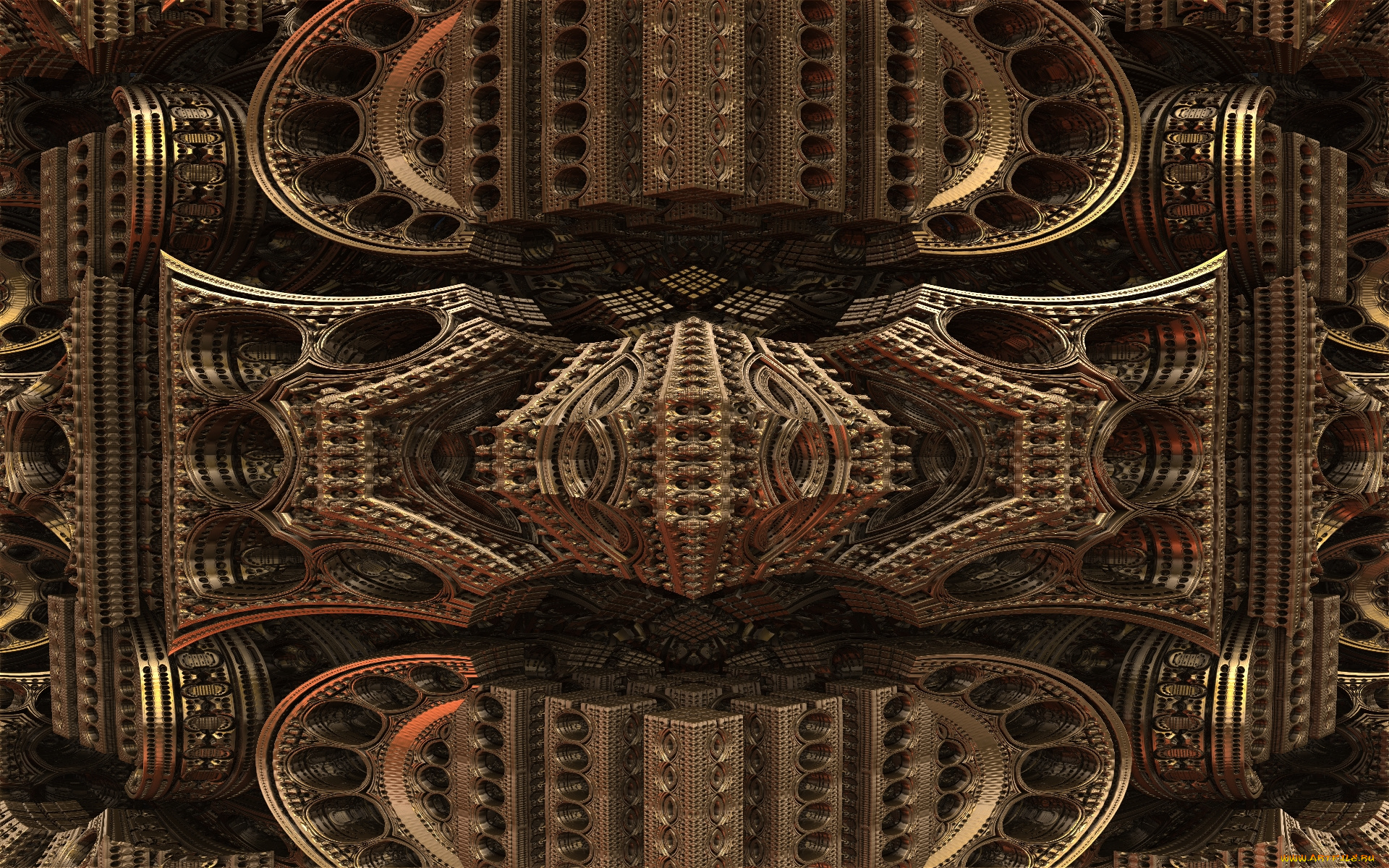 3д, графика, fractal, фракталы, узор, цвет, фон