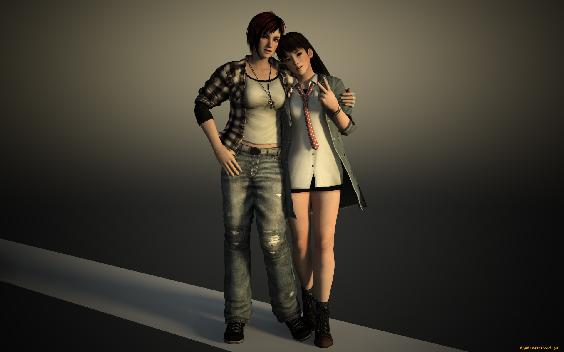 3д, графика, people, люди, девушки