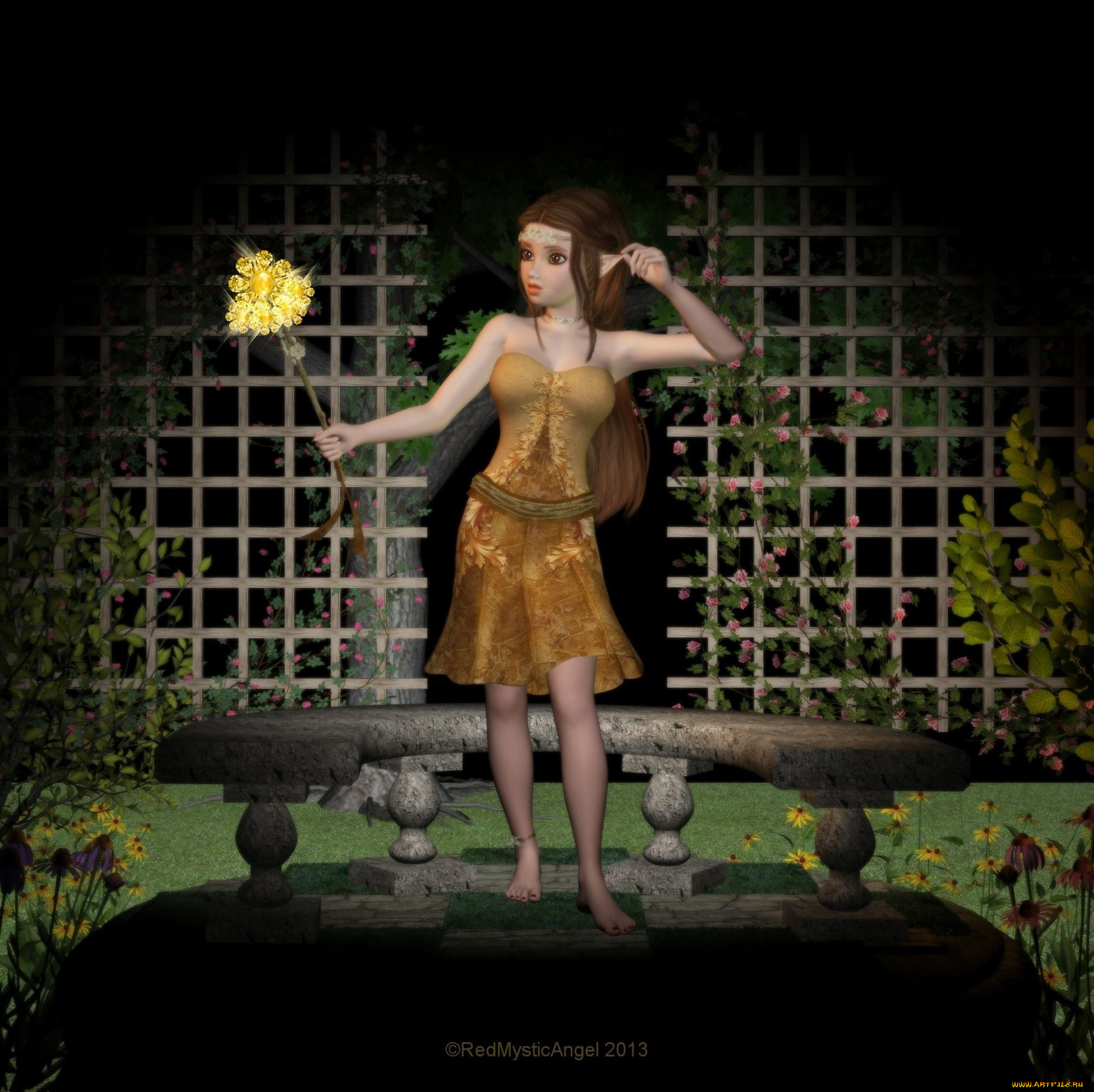 3д, графика, elves, эльфы, lessons, for, launa