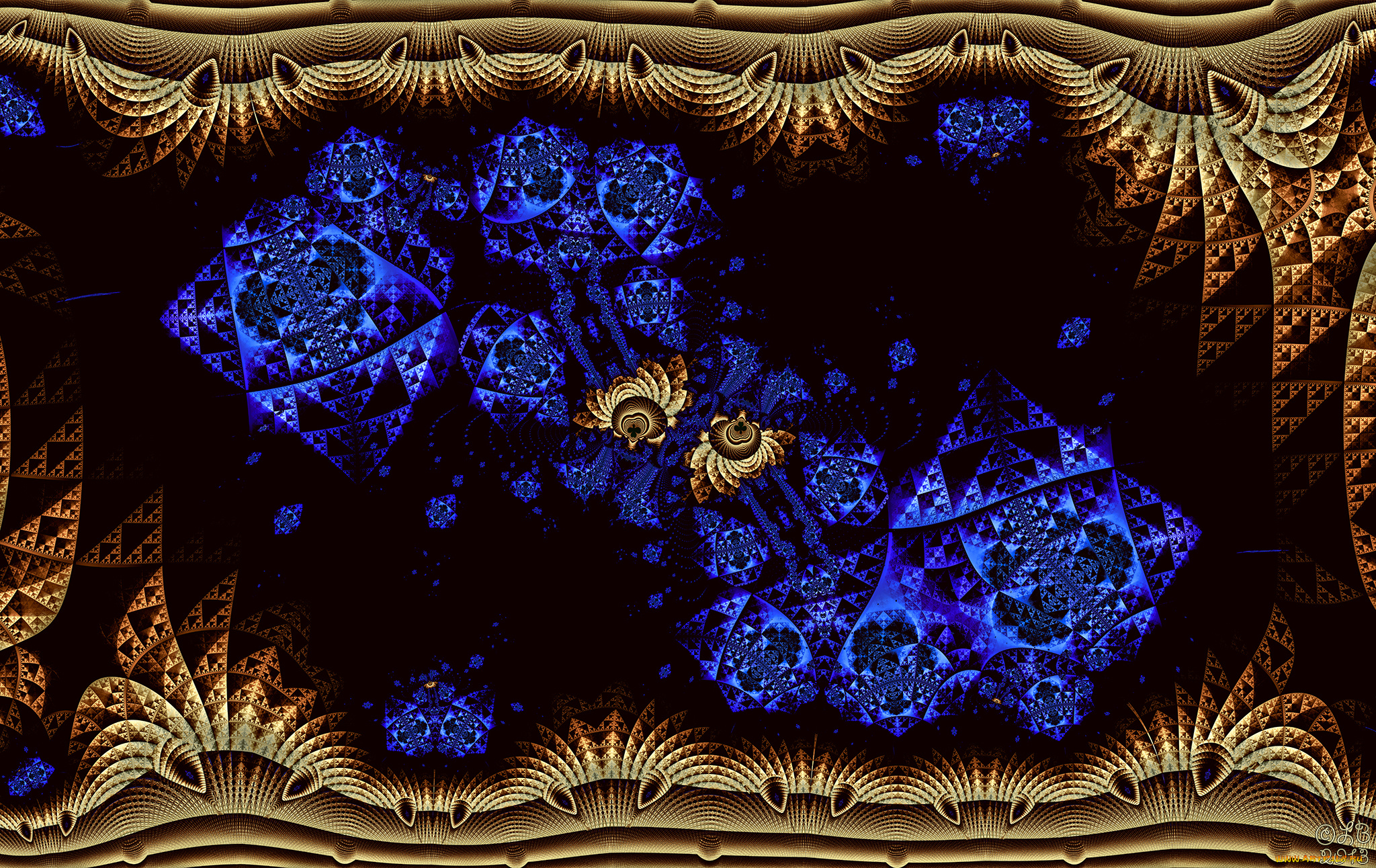 3д, графика, fractal, фракталы, фон, цвета, узор