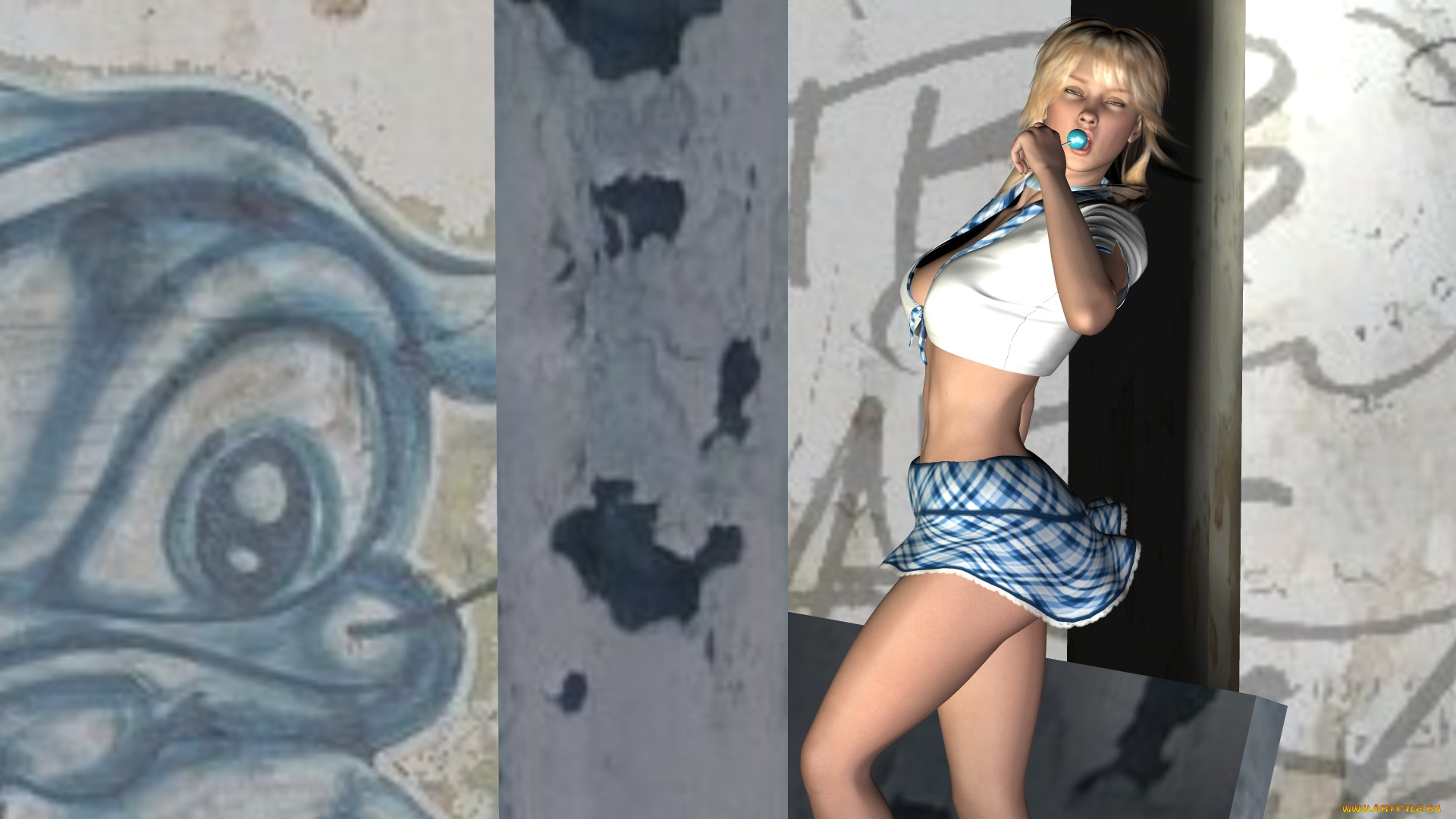 3д, графика, люди, , people, взгляд, девушка