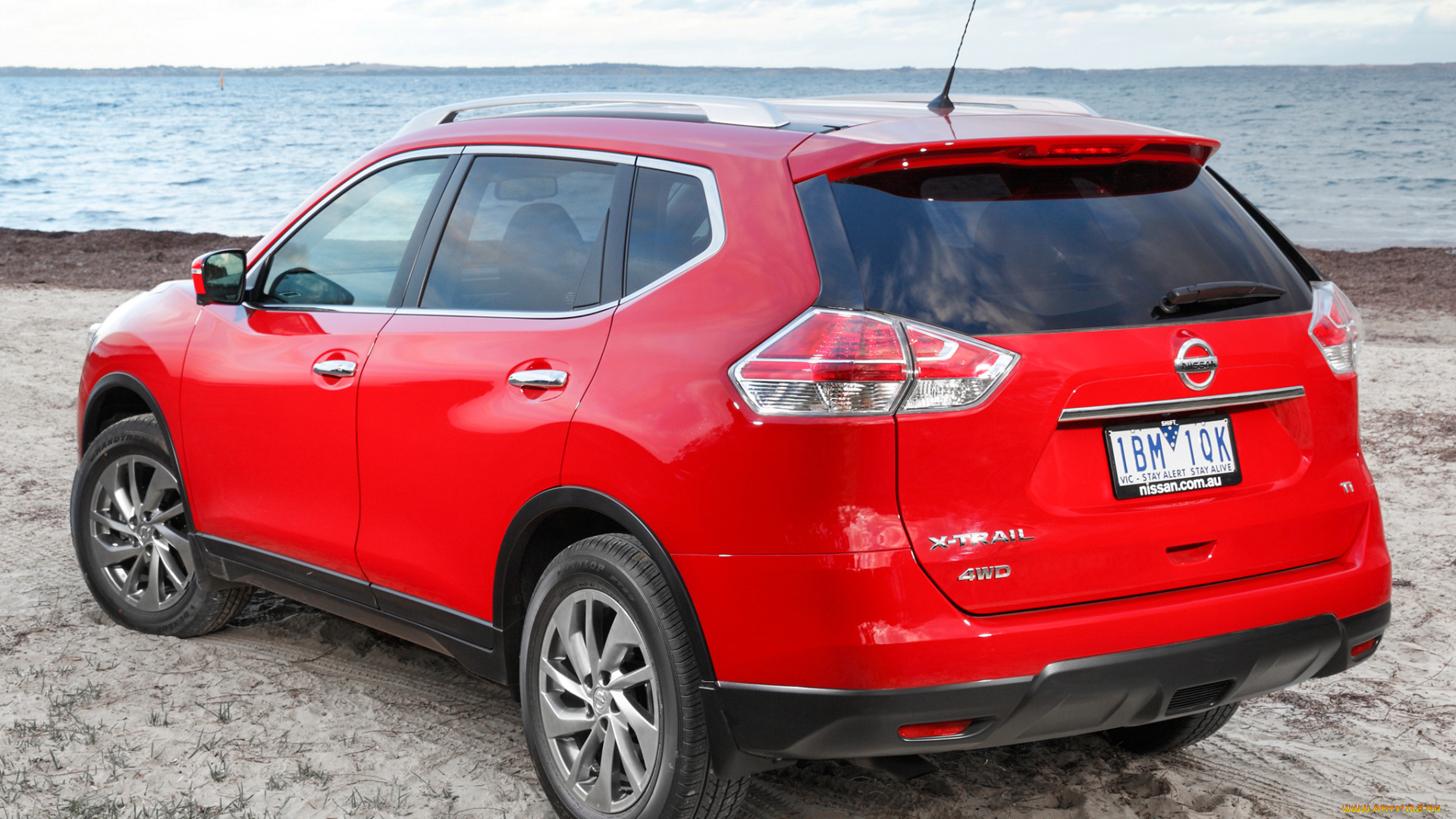 автомобили, nissan, datsun, au-spec, x-trail, красный