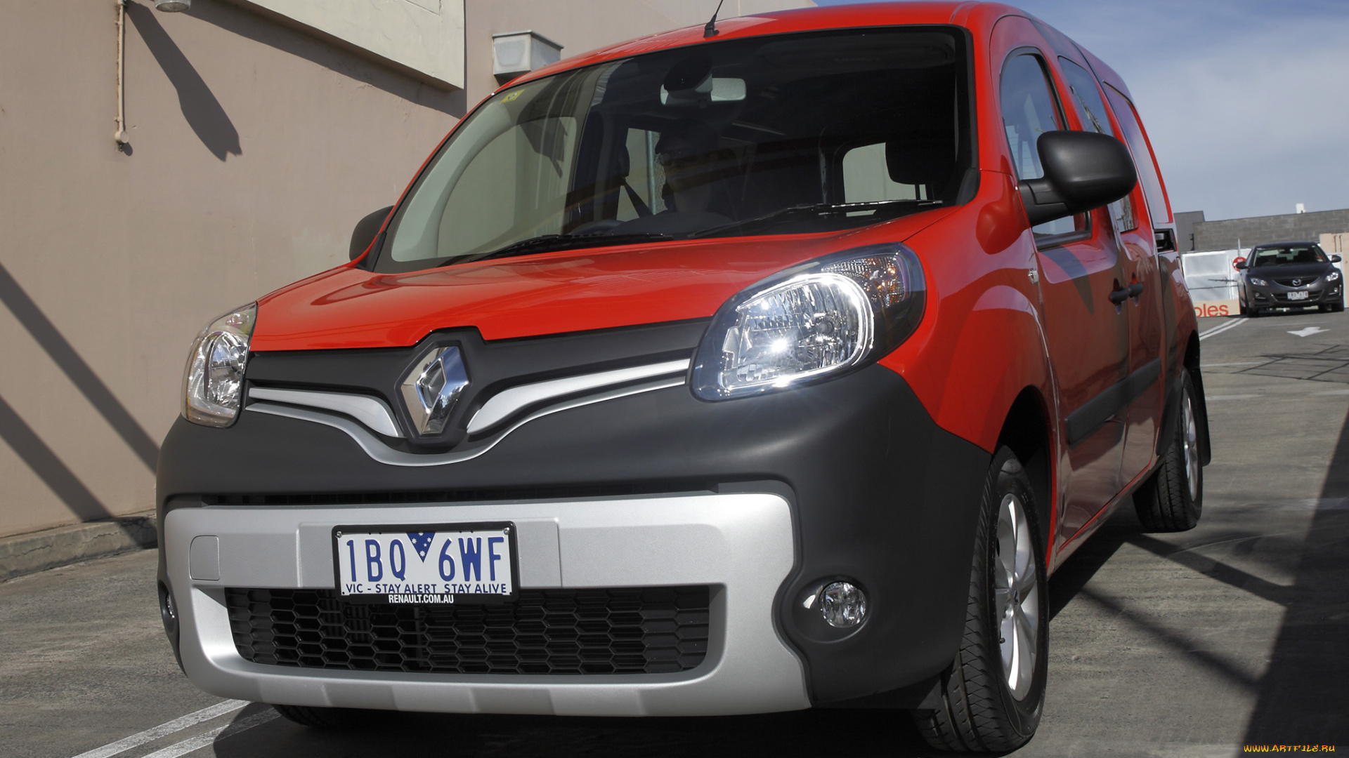 автомобили, renault, красный, 2014, г, au, post, z-e, kangoo, maxi