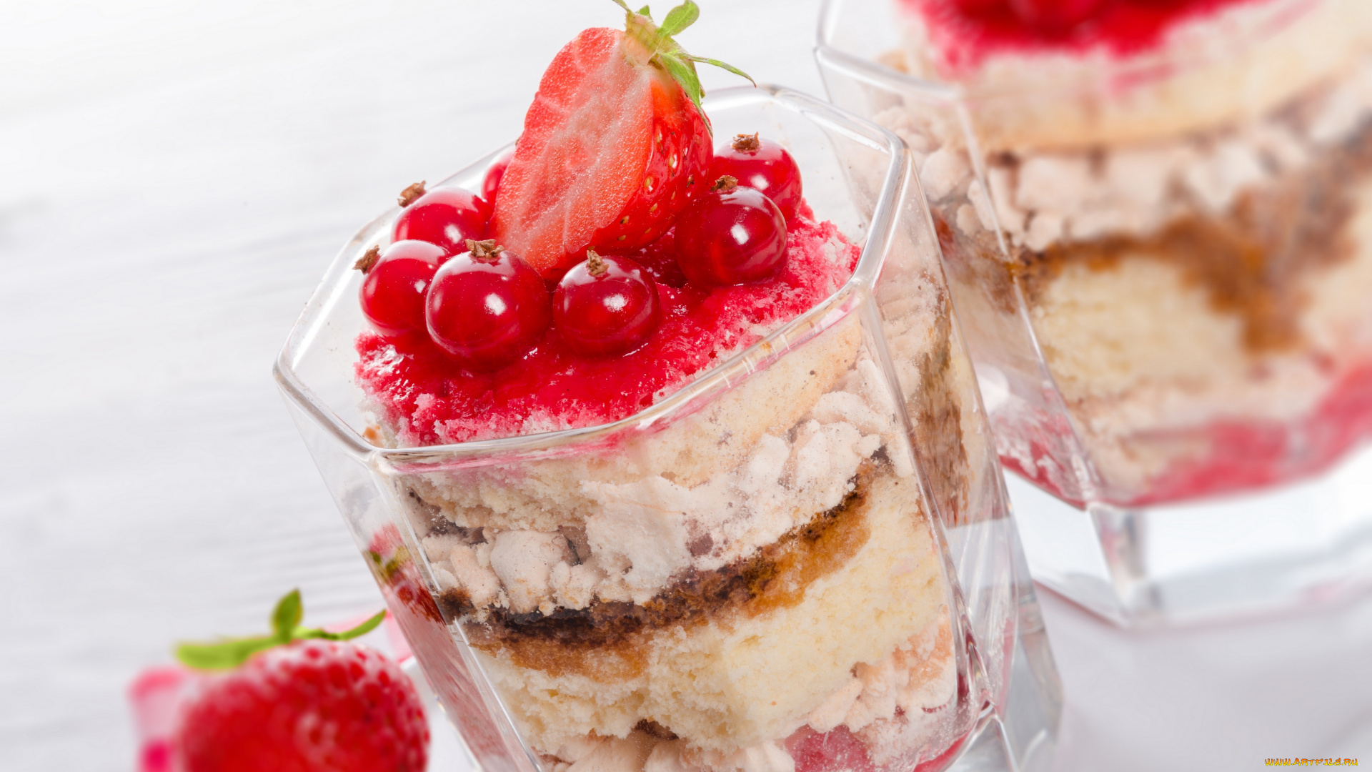 еда, мороженое, , десерты, десерт, тирамису, ягоды, стаканы