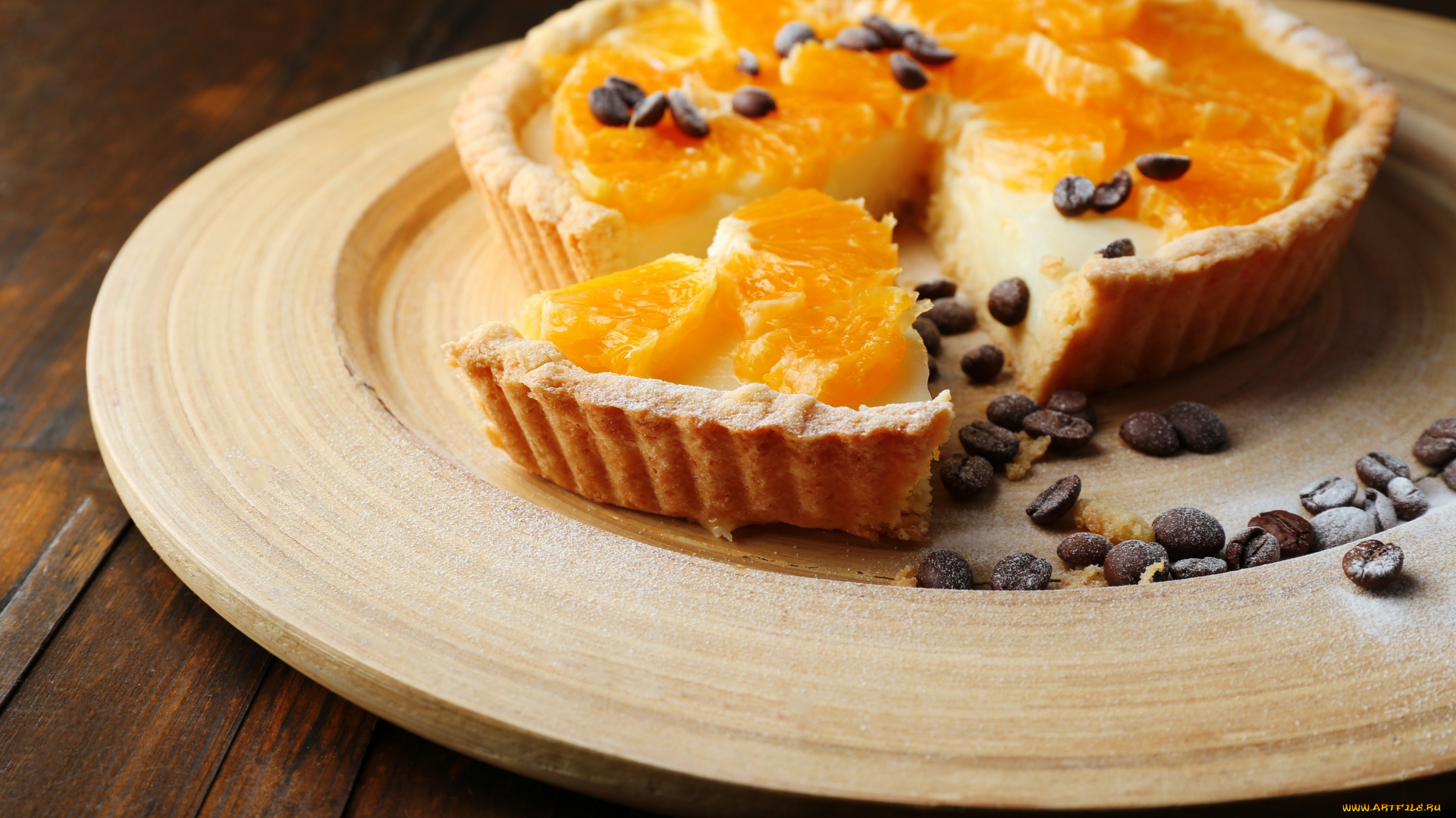 еда, пироги, пирог, кофейные, зёрна