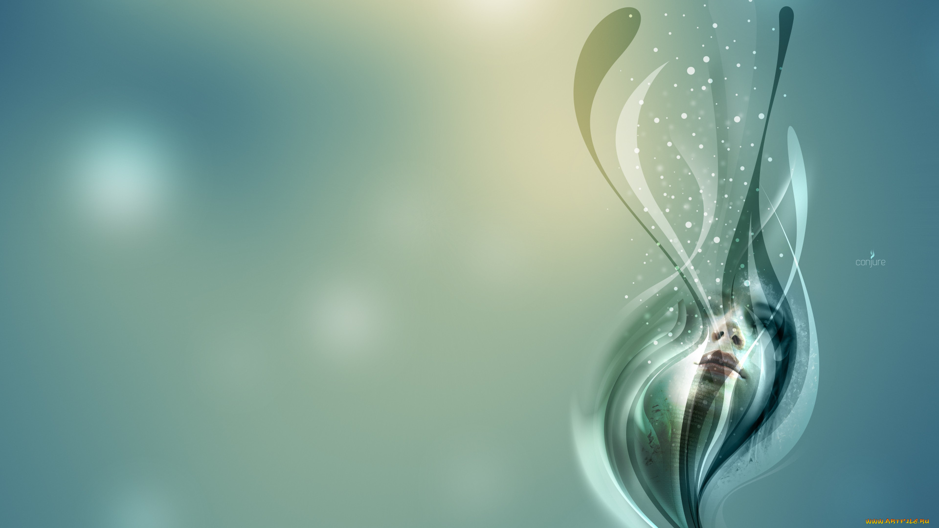 разное, компьютерный, дизайн, фон, линии, девушка, лицо, абстракции