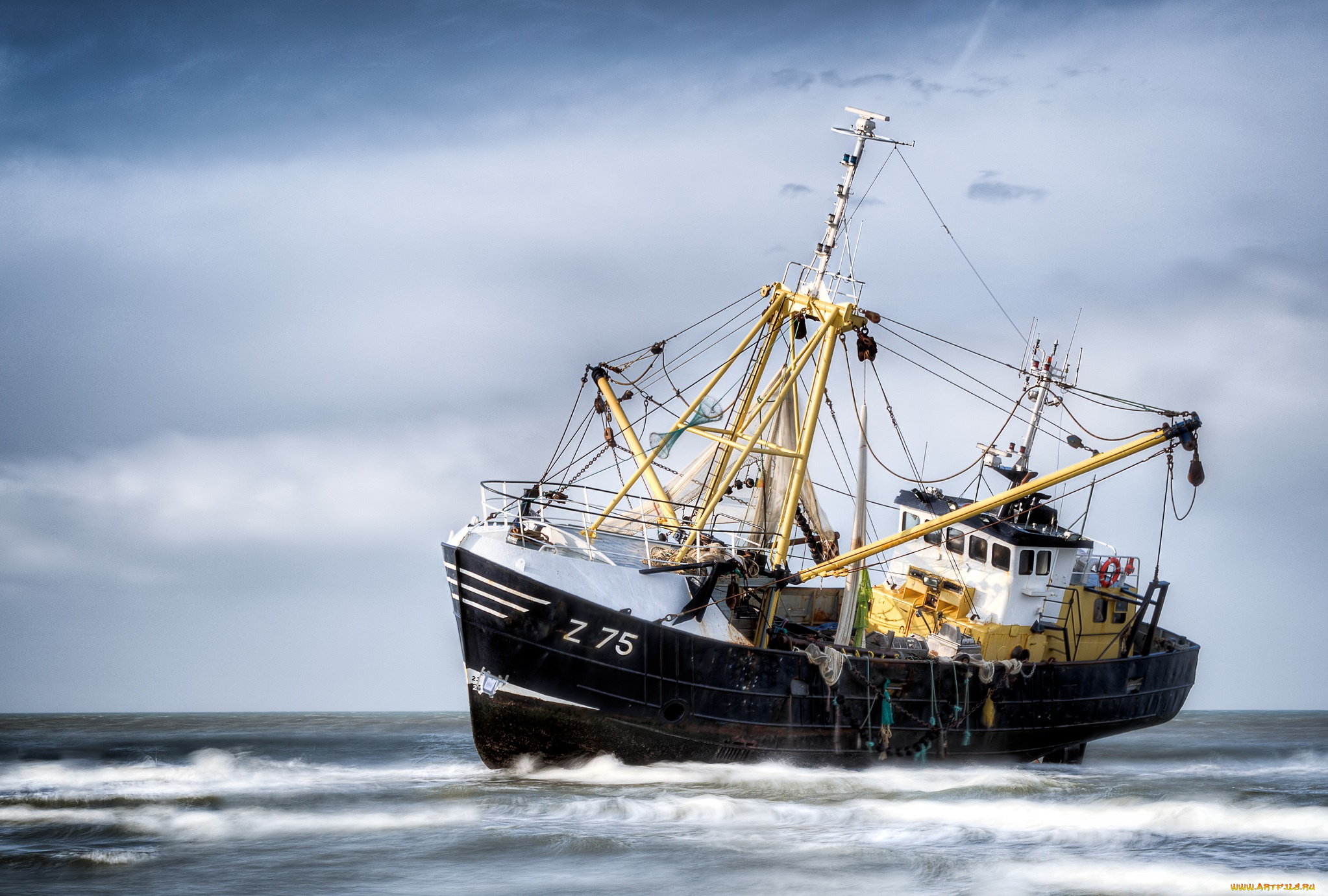 корабли, другое, океан, побережье, мель, шторм, судно