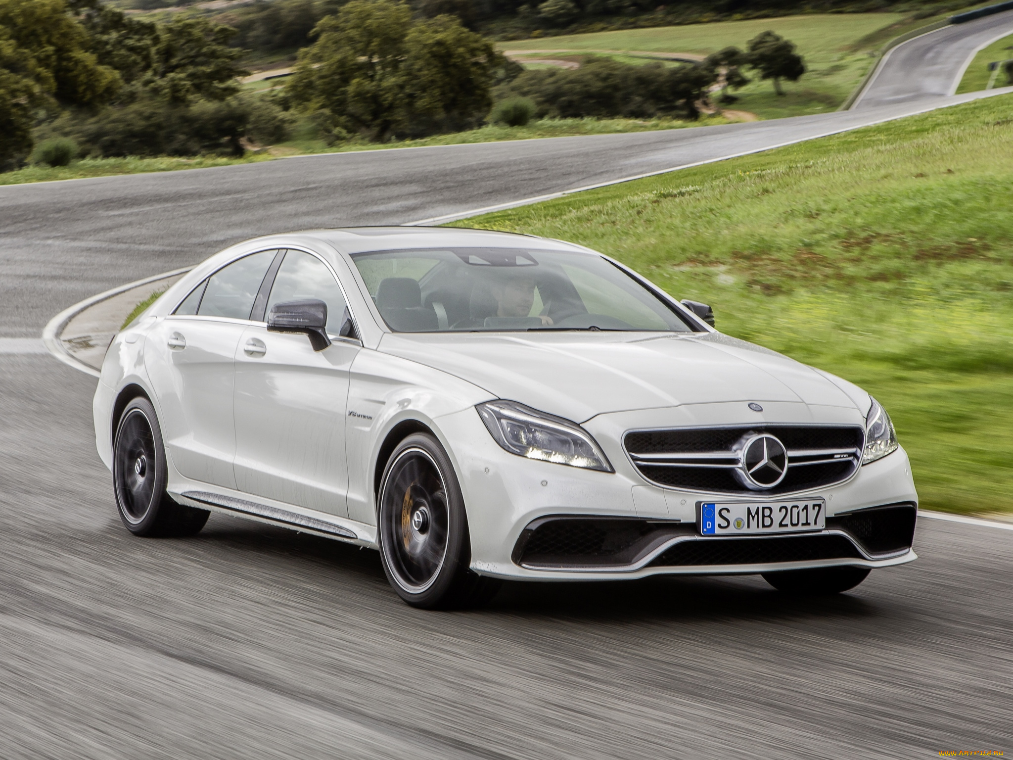 автомобили, mercedes-benz, светлый, 2014г, с218, s-model, cls, 63, amg