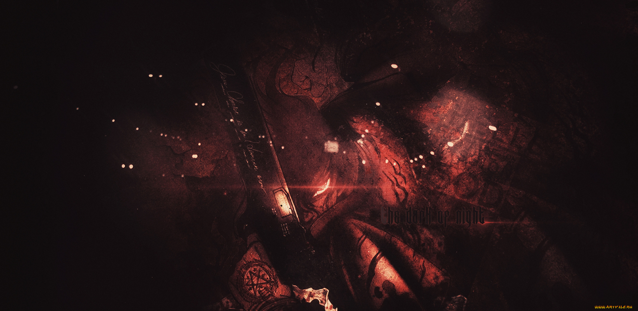 аниме, hellsing, вампир, дракула, пистолет, alucard, vampire