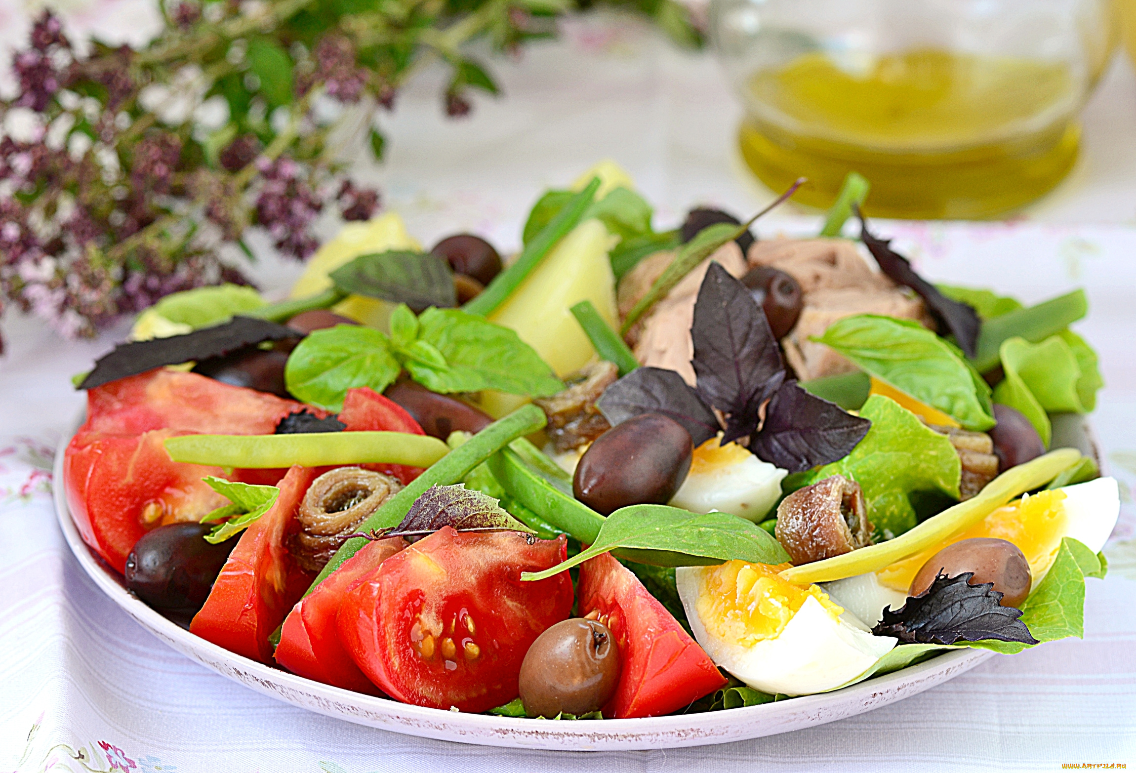 еда, салаты, , закуски, маслины, яйца, помидоры